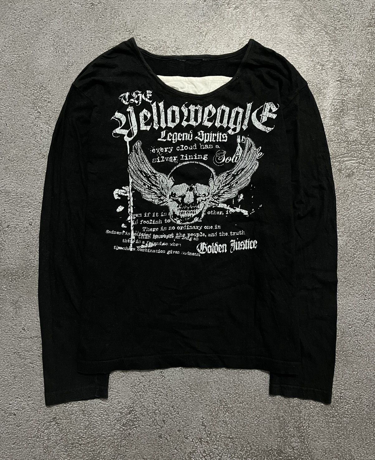 Japanese Brand Japanese The Jelloweagle Poem Long Sleeve Size US L / EU 52-54 / 3 - 1 Thumbnail