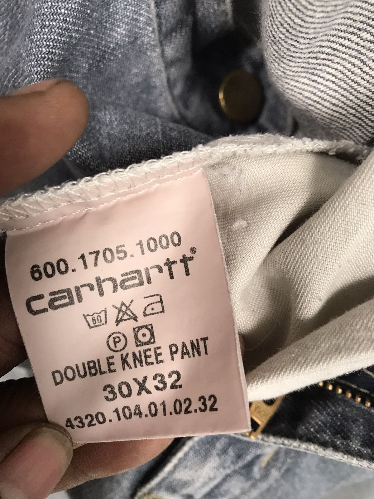 Carhartt × Vintage Vintage Carhartt double knee carpenter denim Size US 30 / EU 46 - 6 Thumbnail