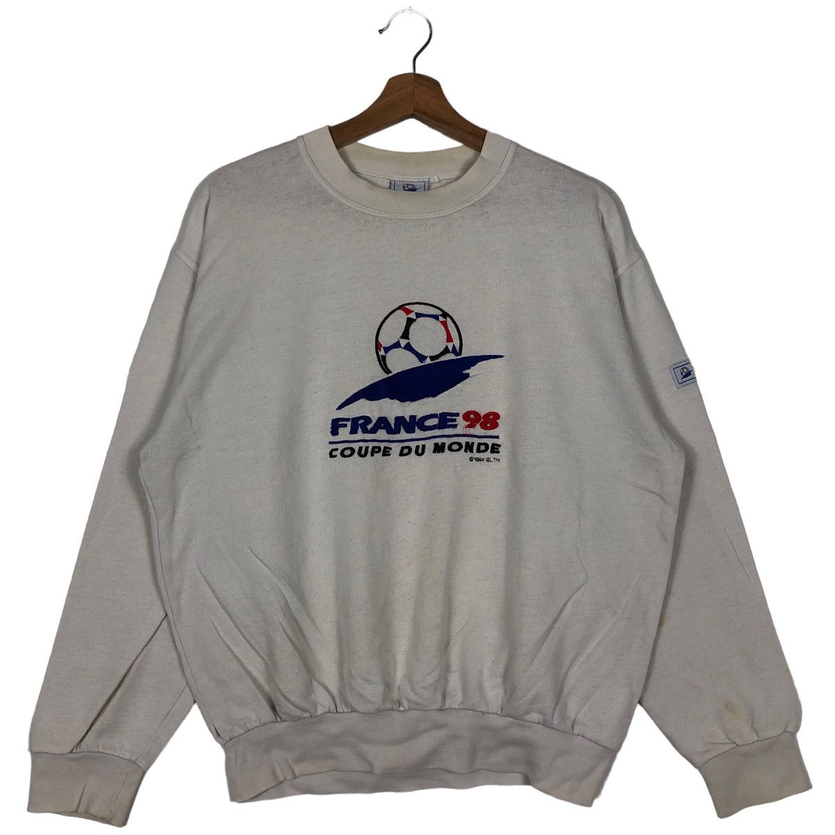 Japanese Brand 🔥Vintage 98’s France Coupe Du Monde Sweatshirt Crewneck Size US M / EU 48-50 / 2 - 2 Thumbnail