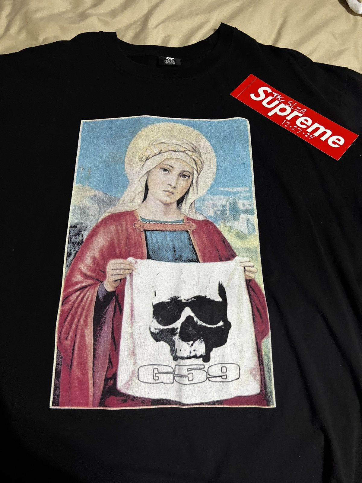 G59 Records Face on cloth tee Size US XXL / EU 58 / 5 - 1 Thumbnail