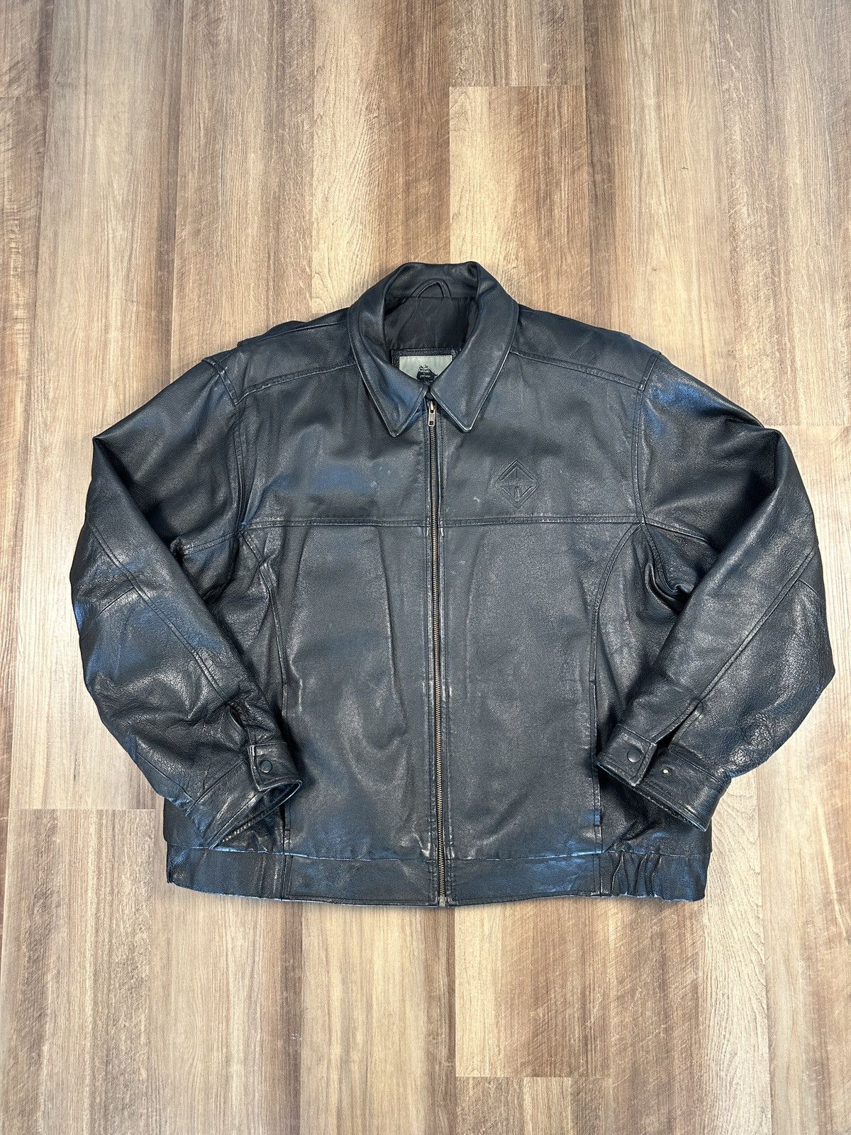 Vintage Burk’s Bay Genuine Leather Napa Jacket Motorcycle Jacket XXL Size US XXL / EU 58 / 5 - 3 Thumbnail