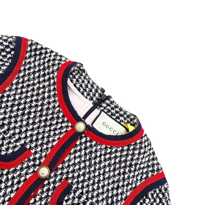 Gucci Gucci Double G pearl buckle woven dress Size S / US 4 / IT 40 - 3 Thumbnail