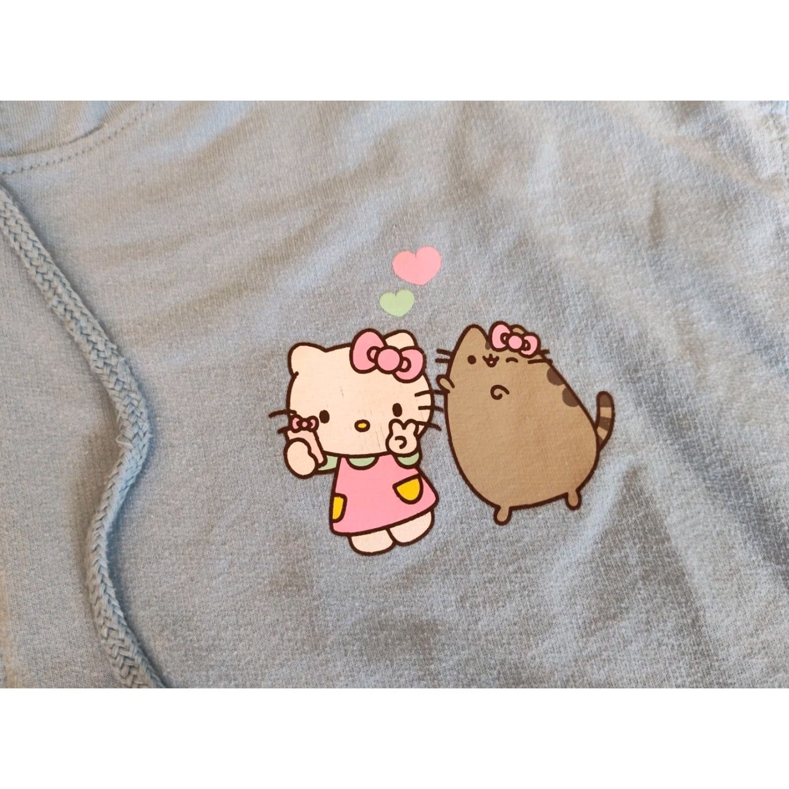 Vintage Hello Kitty x Pusheen Sanrio Full Zip Hoodie Women’s Size M Light Blue Size M / US 6-8 / IT 42-44 - 2 Thumbnail