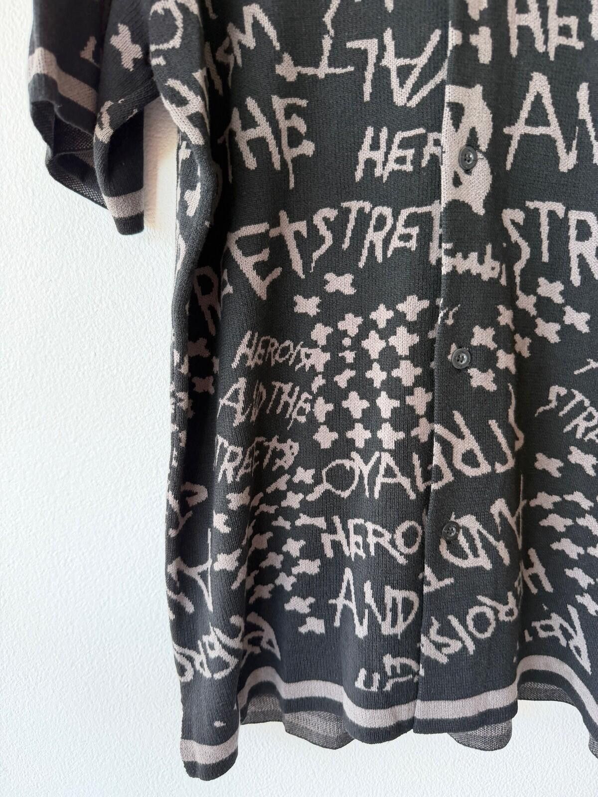 Ksubi new ksubi medium short sleeve heroism knit shirt black Size US M / EU 48-50 / 2 - 4 Thumbnail