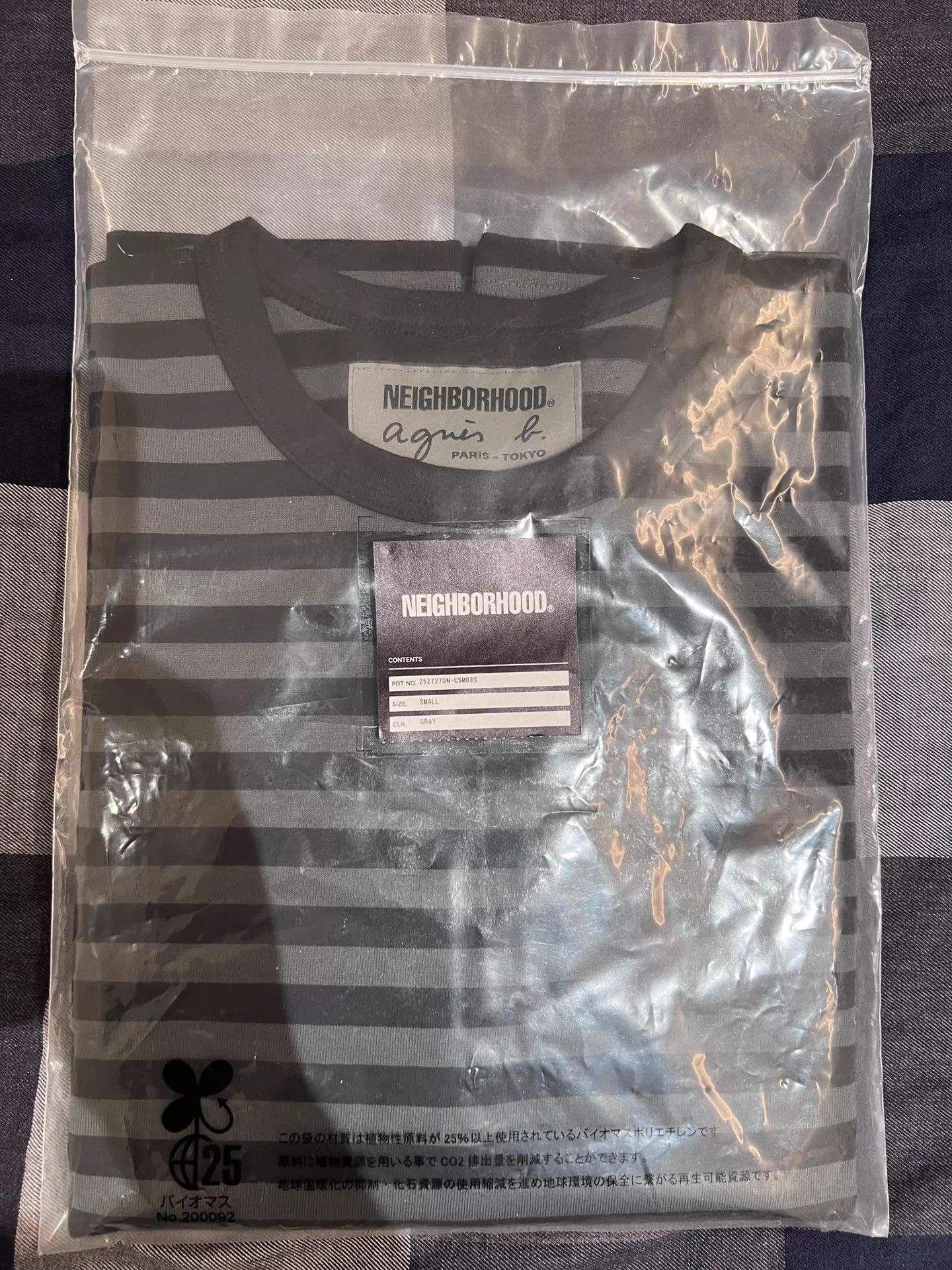 agnes b. NEIGHBORHOOD X AGNES B. BODER CREWNECK LS Gray S Size US S / EU 44-46 / 1 - 5 Thumbnail