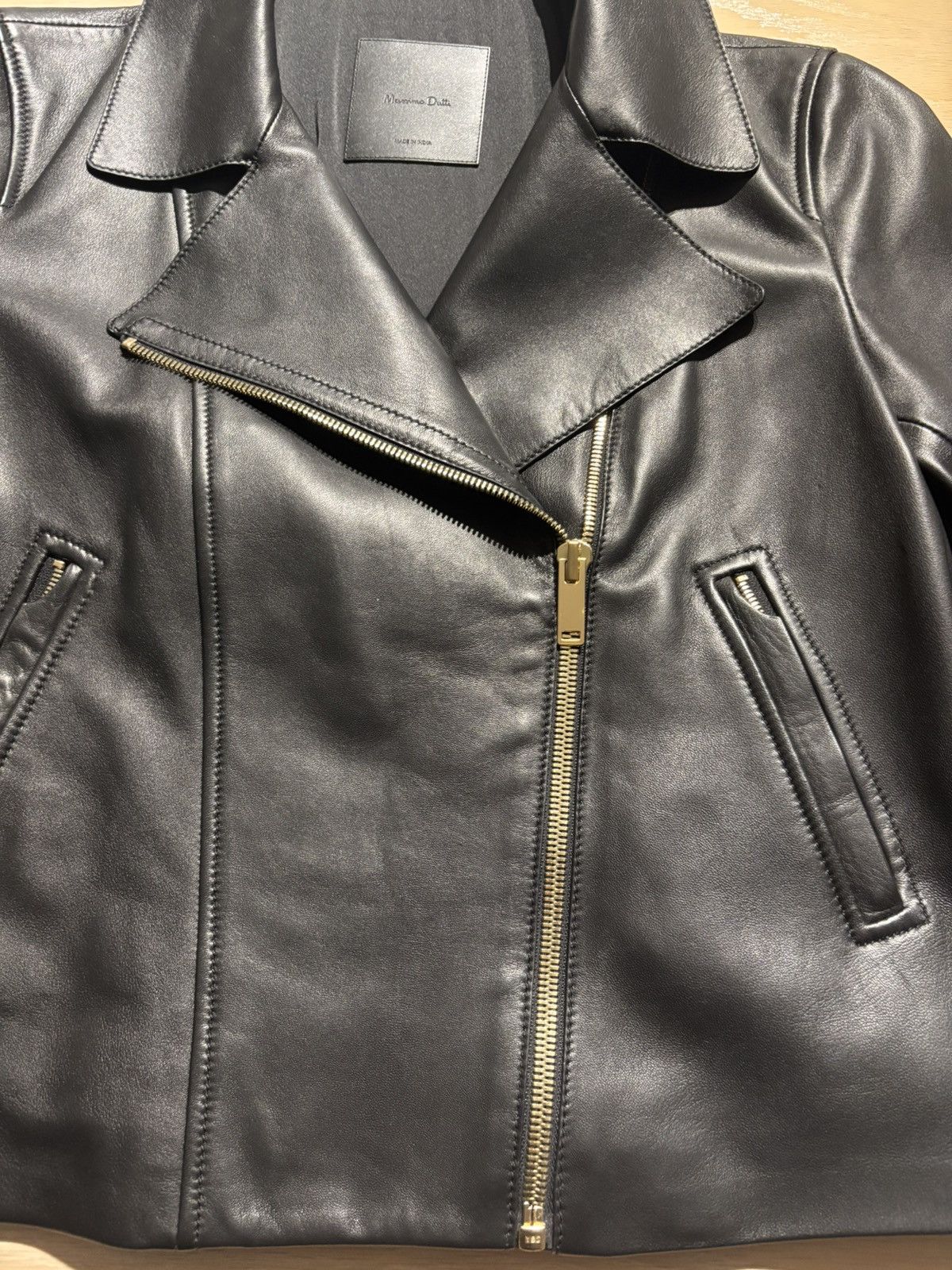 Massimo Dutti Black Leather Massimo Dutti Jacket Size M / US 6-8 / IT 42-44 - 5 Thumbnail