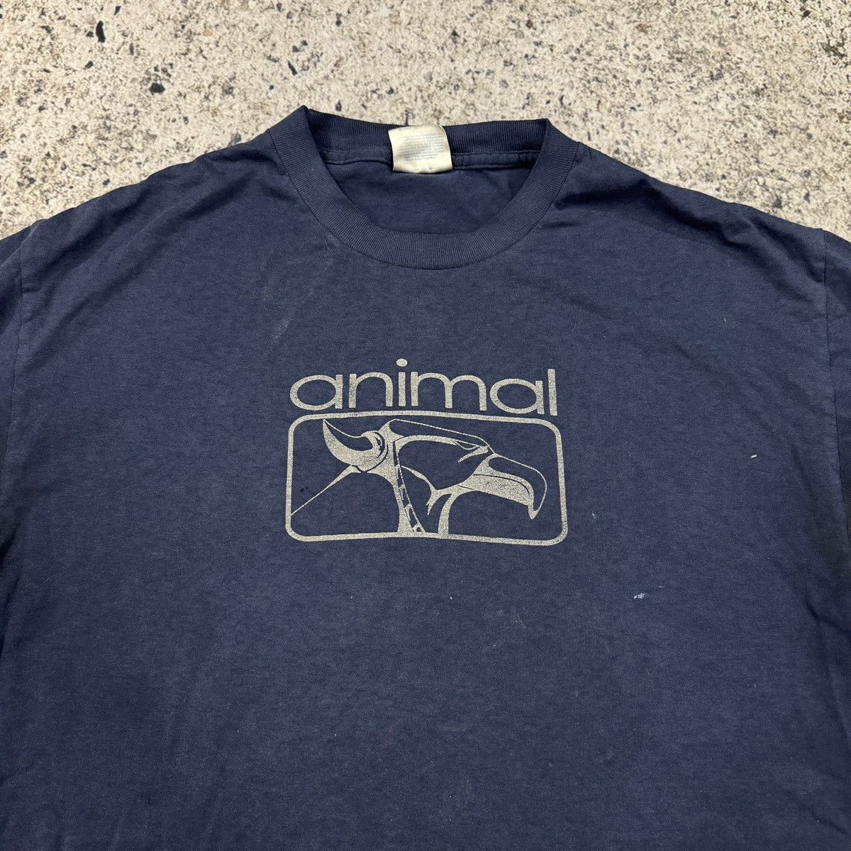 Vintage 90s Thrashed Dirty Stained Animal BMX Tee ERD Grunge Size US L / EU 52-54 / 3 - 2 Thumbnail