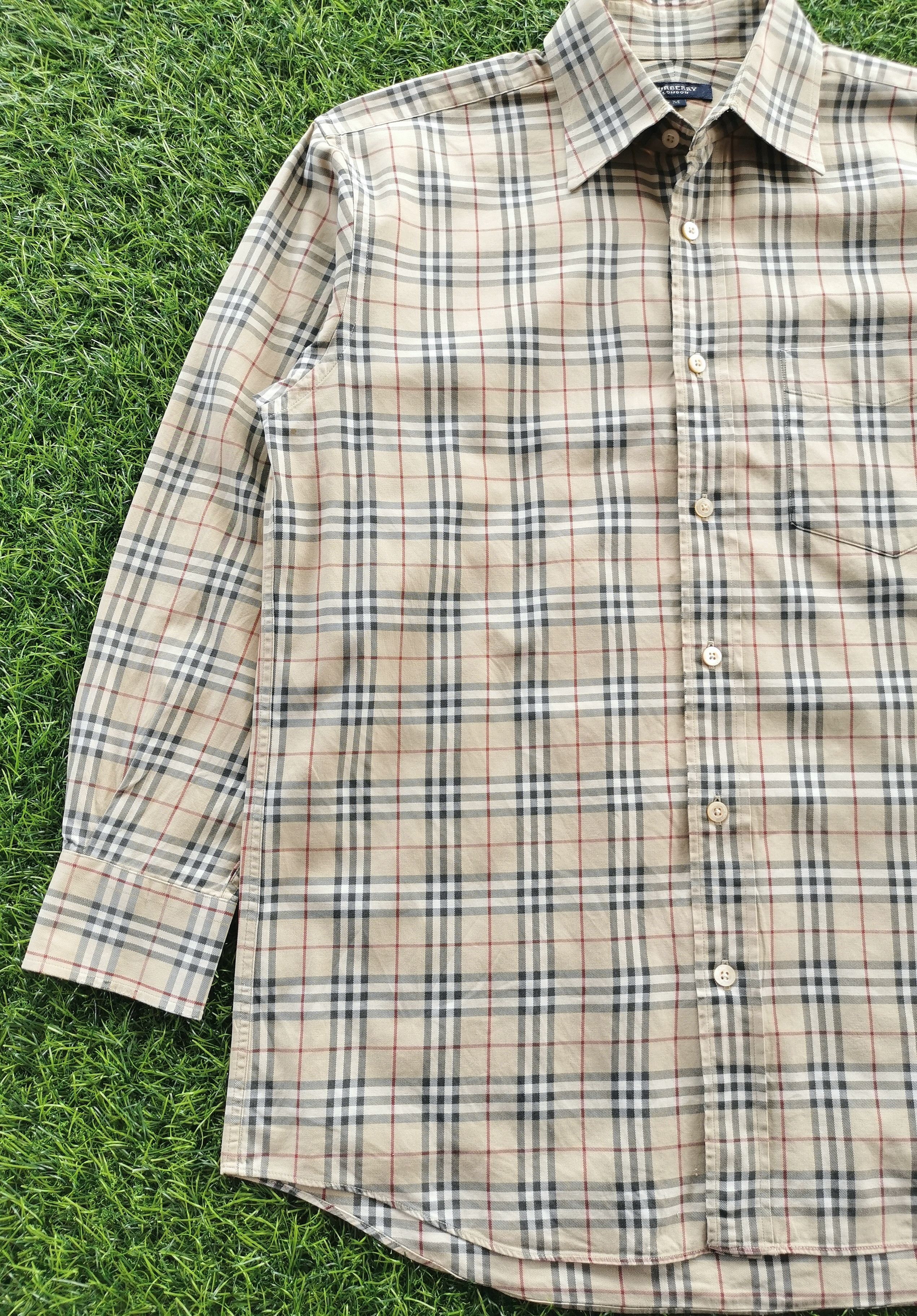 Burberry Burberry Check Long Sleeve Shirts Size US M / EU 48-50 / 2 - 3 Thumbnail