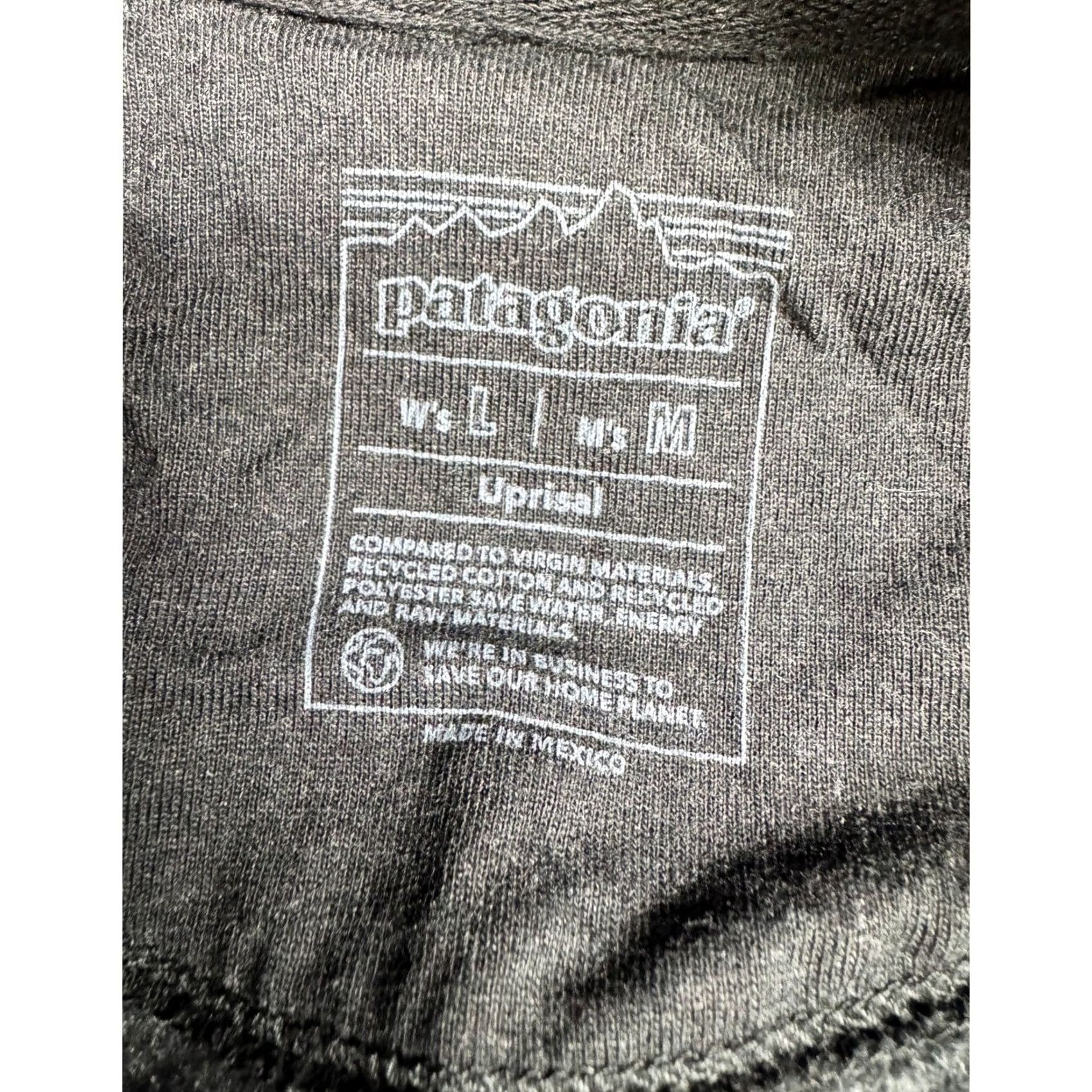 Patagonia VINTAGE Patagonia Uprisal Hoody Ink Black Mens Medium Pullover Sweatshirt Size US M / EU 48-50 / 2 - 6 Thumbnail
