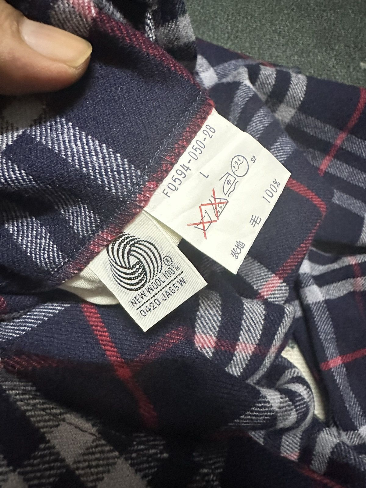 Burberry Vintage Burberrys checkerd cropped wide pants Size US 30 / EU 46 - 4 Thumbnail