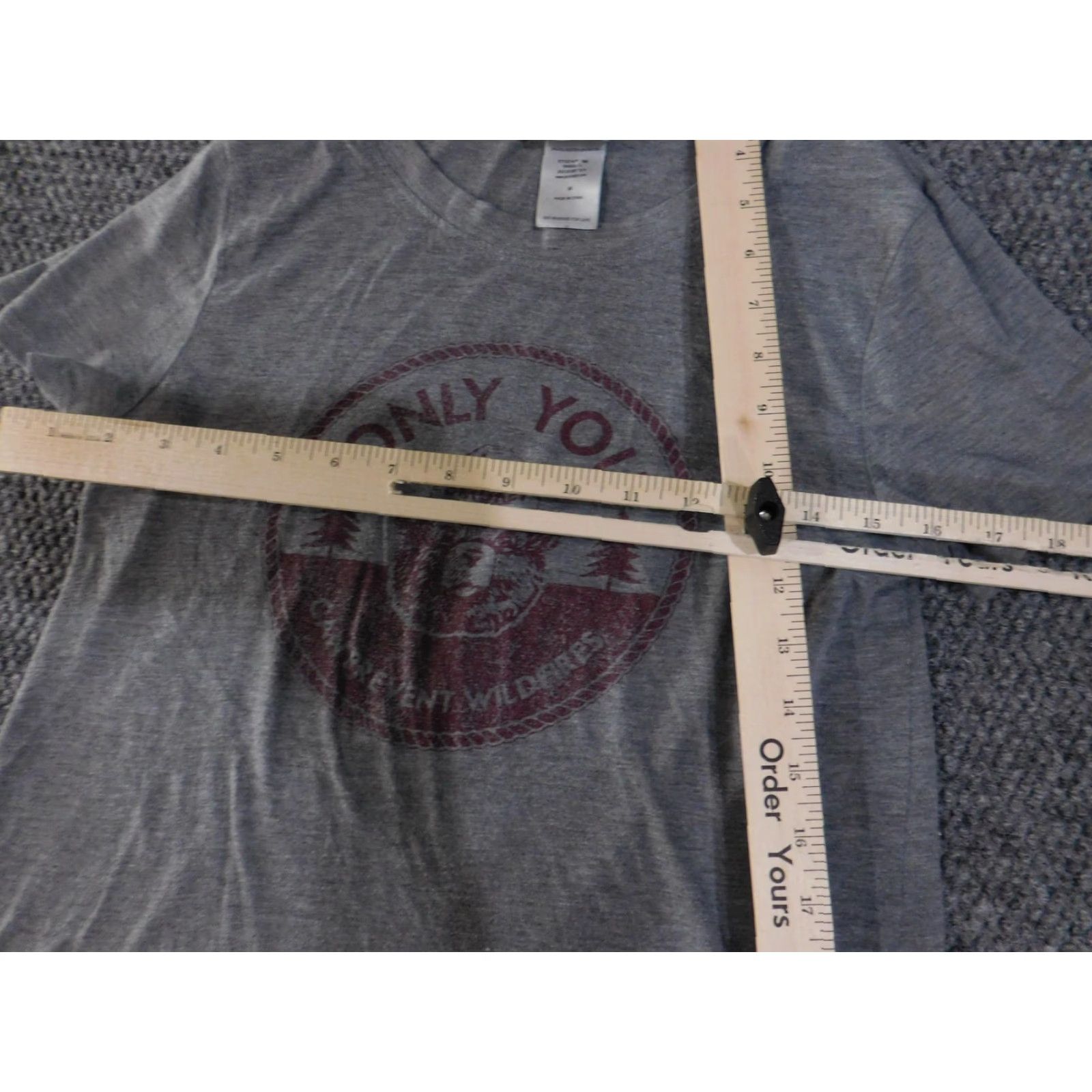 Vintage Smokey Bear Shirt Womens Medium Gray Only You Prevent Wildfires Graphic Soft Tee Size M / US 6-8 / IT 42-44 - 7 Thumbnail