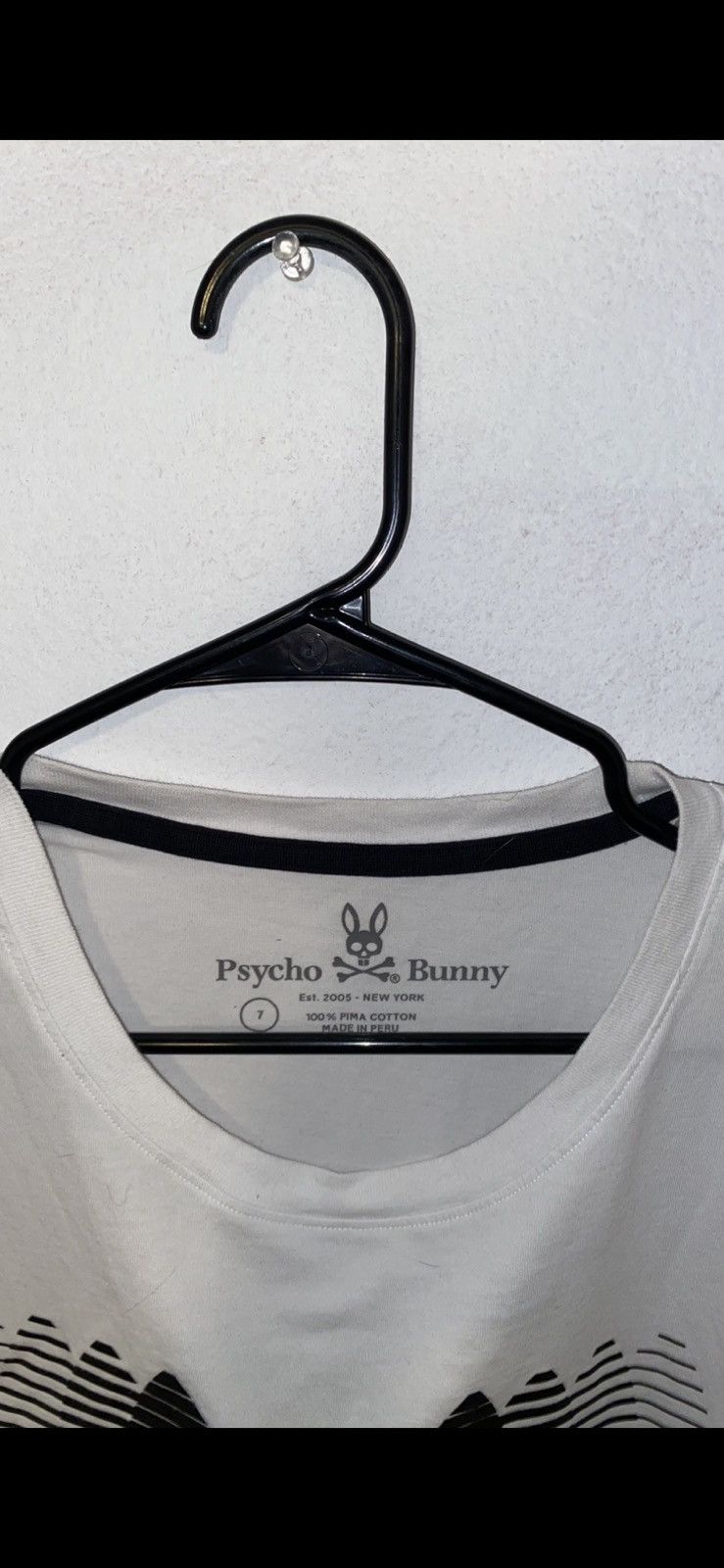 Designer × Polo Ralph Lauren × Psycho Bunny Psycho Bunny White Tee XL Size US XL / EU 56 / 4 - 2 Thumbnail