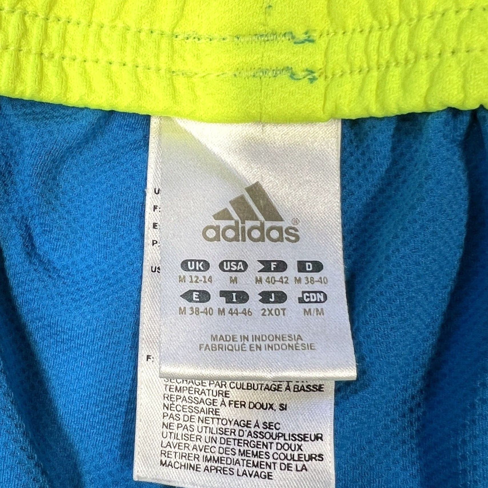 Adidas adidas Womens Running Shorts Medium Blue Drawstring Polyester 30x4 Size 30" / US 8 / IT 44 - 2 Thumbnail