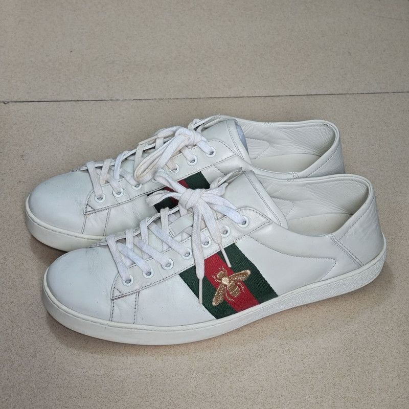 Gucci Gucci Ace Low-Top Fashion Sneakers for Men 0079 Size US 9.5 / EU 42-43 - 1 Thumbnail