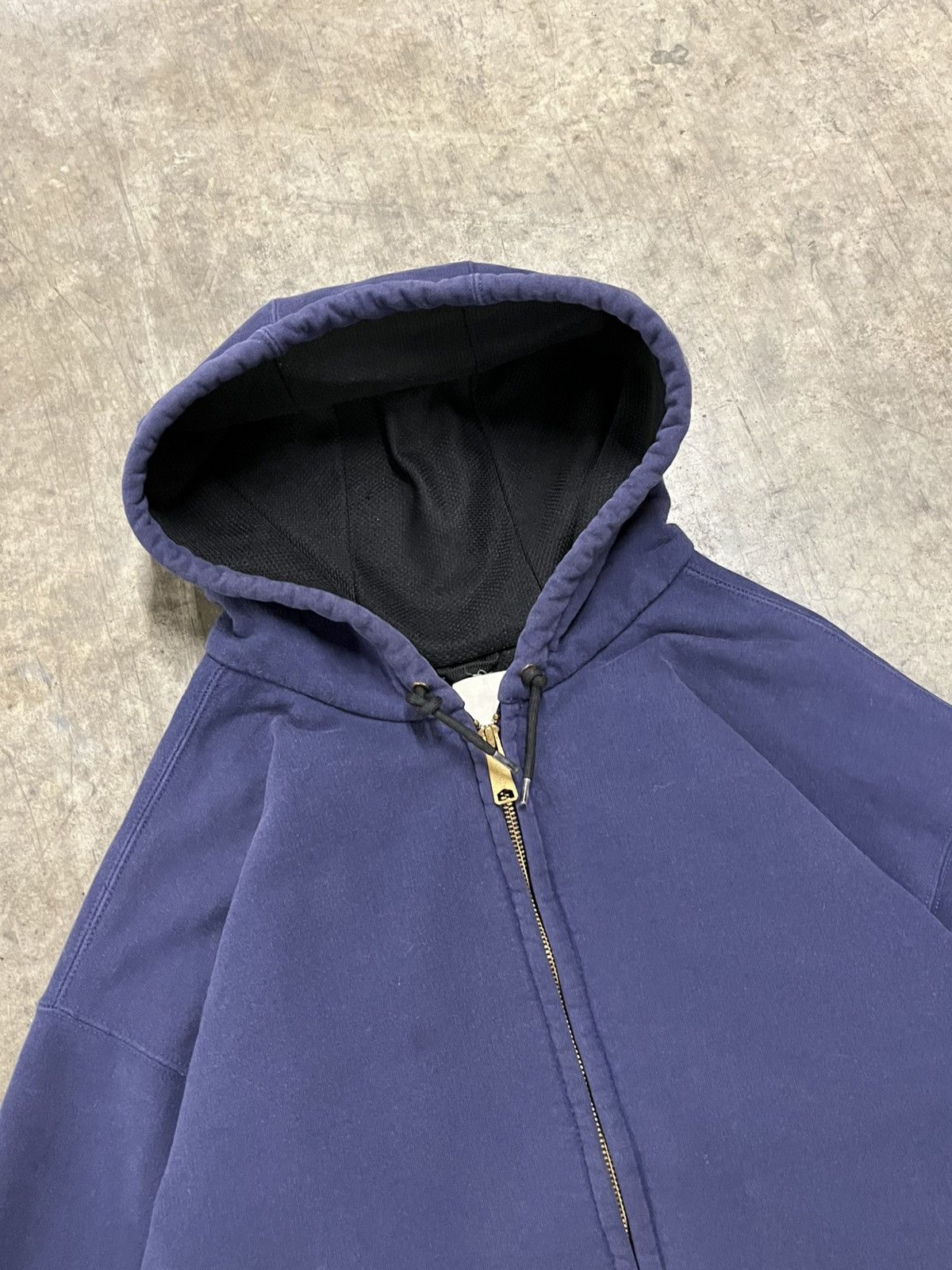 Carhartt × Vintage Carhartt vintage thermal lined zip up hoodie workwear skater Size US XXL / EU 58 / 5 - 5 Thumbnail
