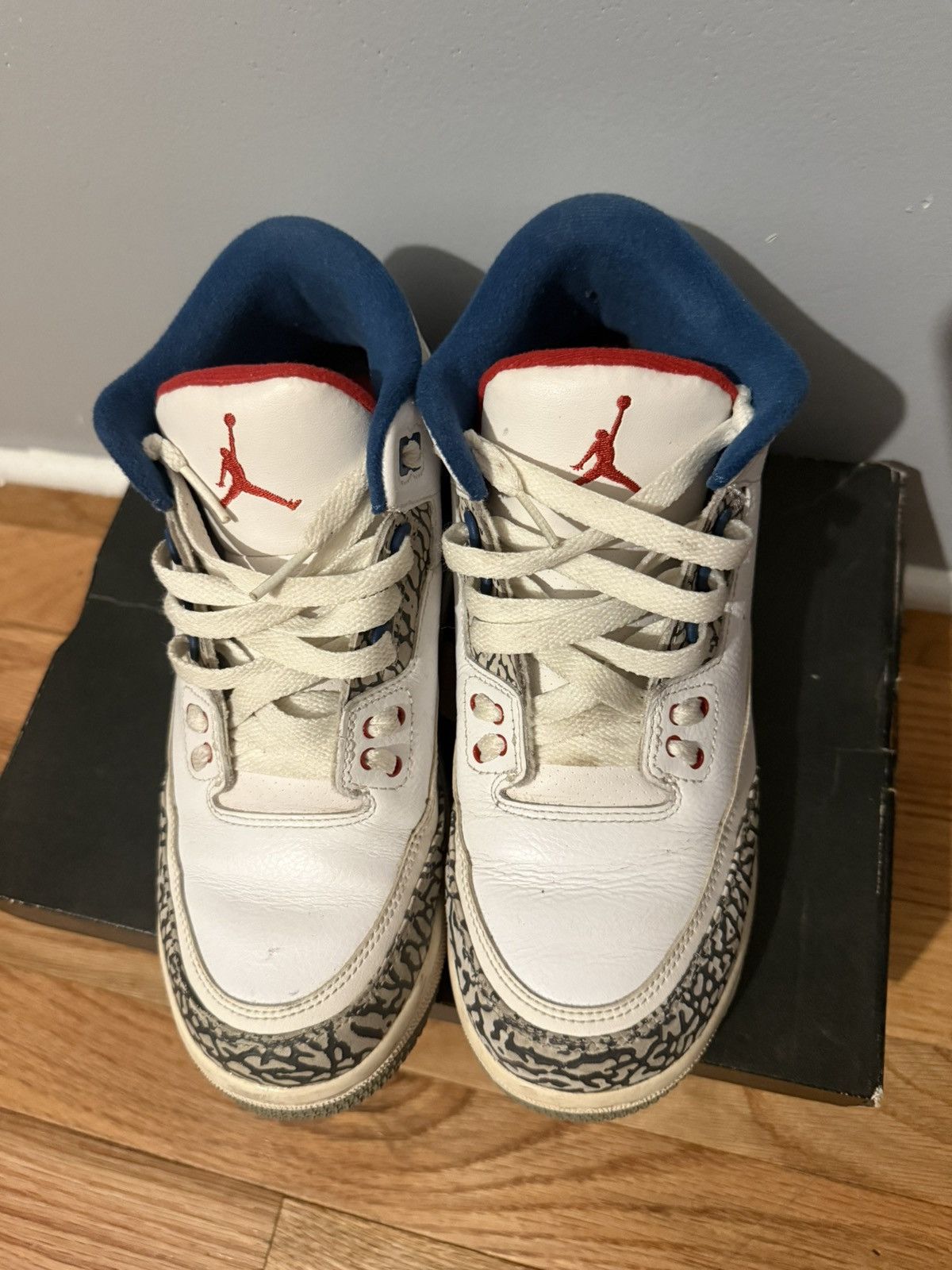 Jordan Brand Air Jordan 3 “True Blue” Size US 5.5 / EU 38 - 4 Thumbnail