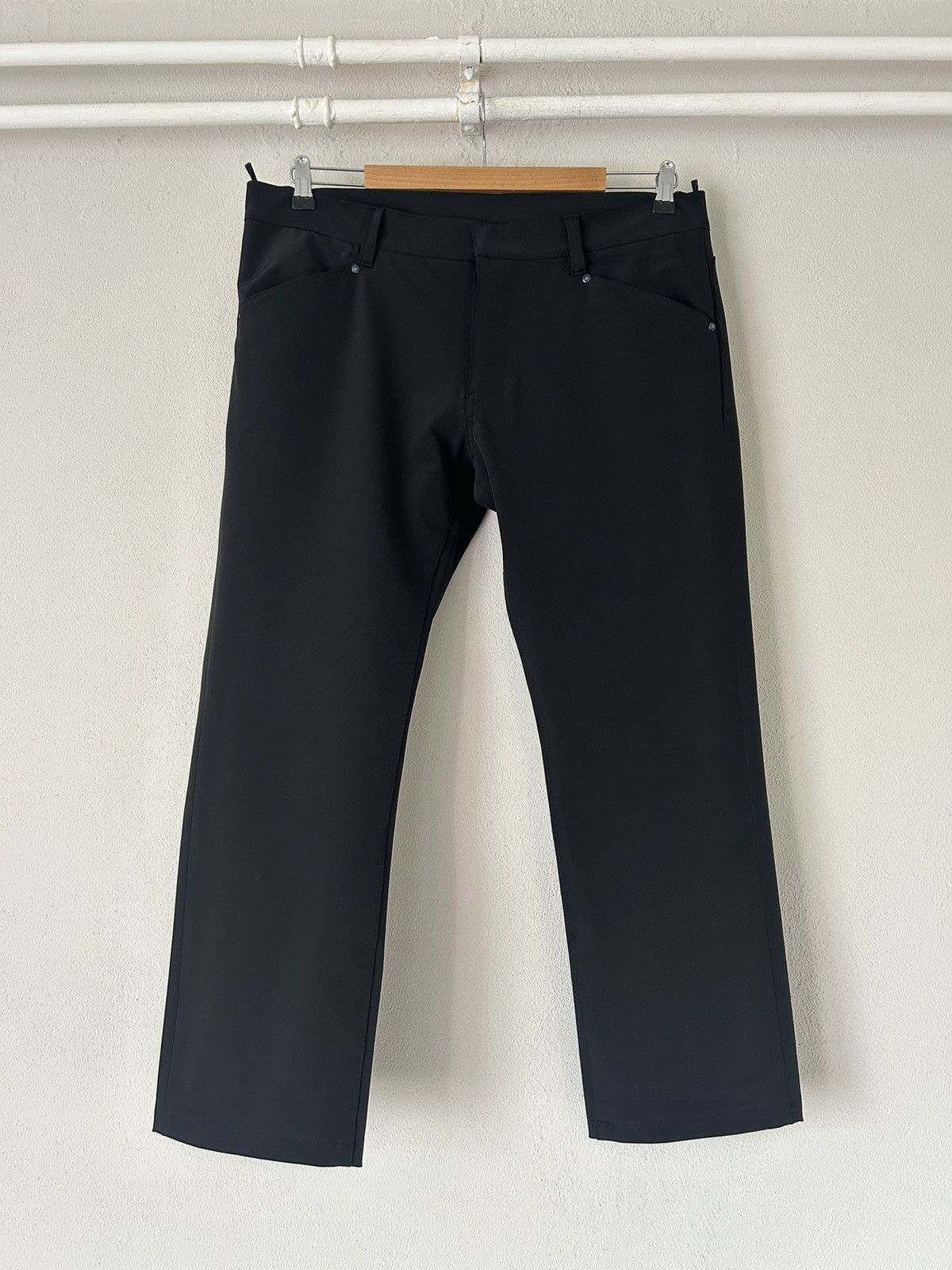 image of Prada Black Nylon Jeans, Men's (Size 36)