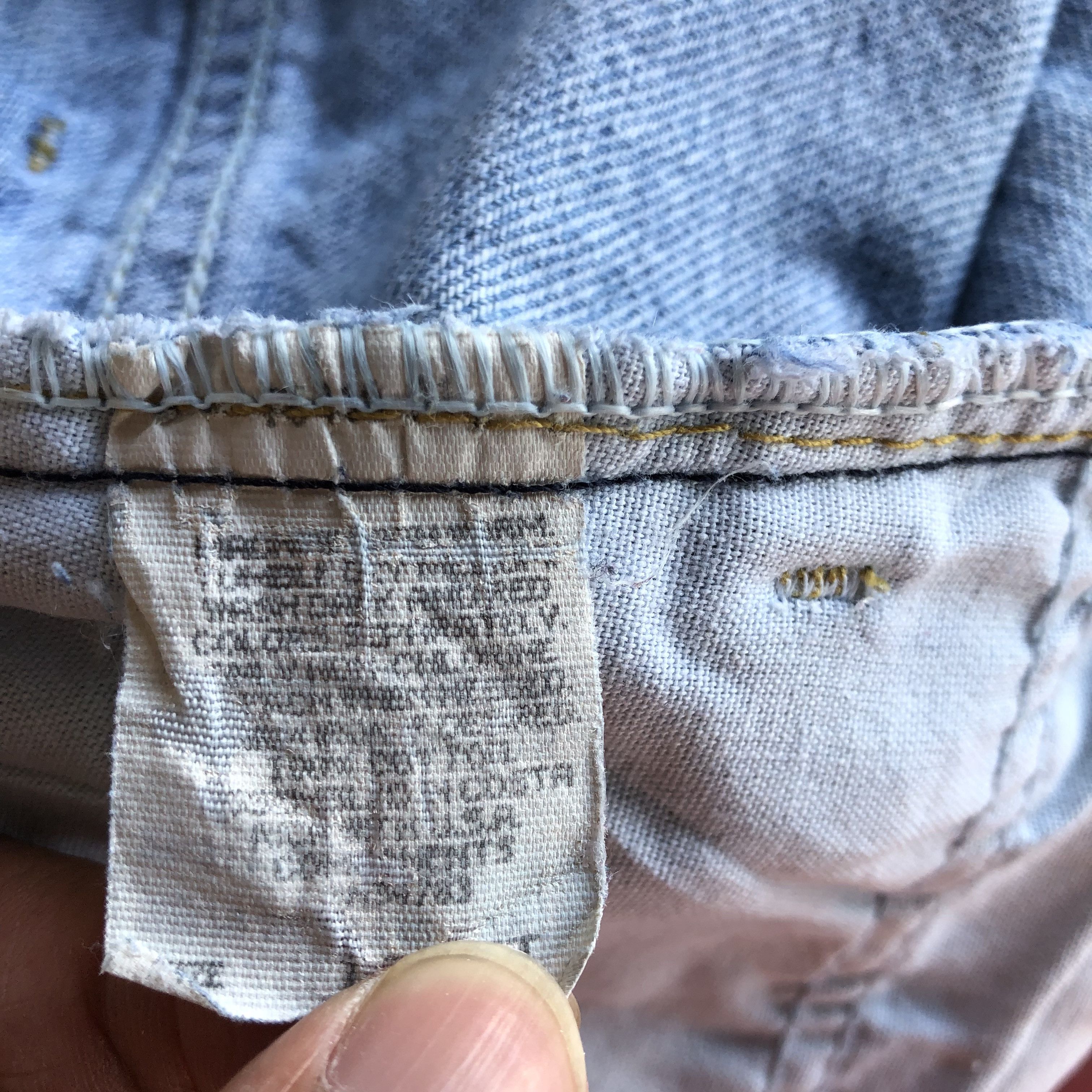 Lee Vintage 90s Lee Sun Faded Jeans Baggy Lee Faded Blue Denim Size US 30 / EU 46 - 9 Thumbnail