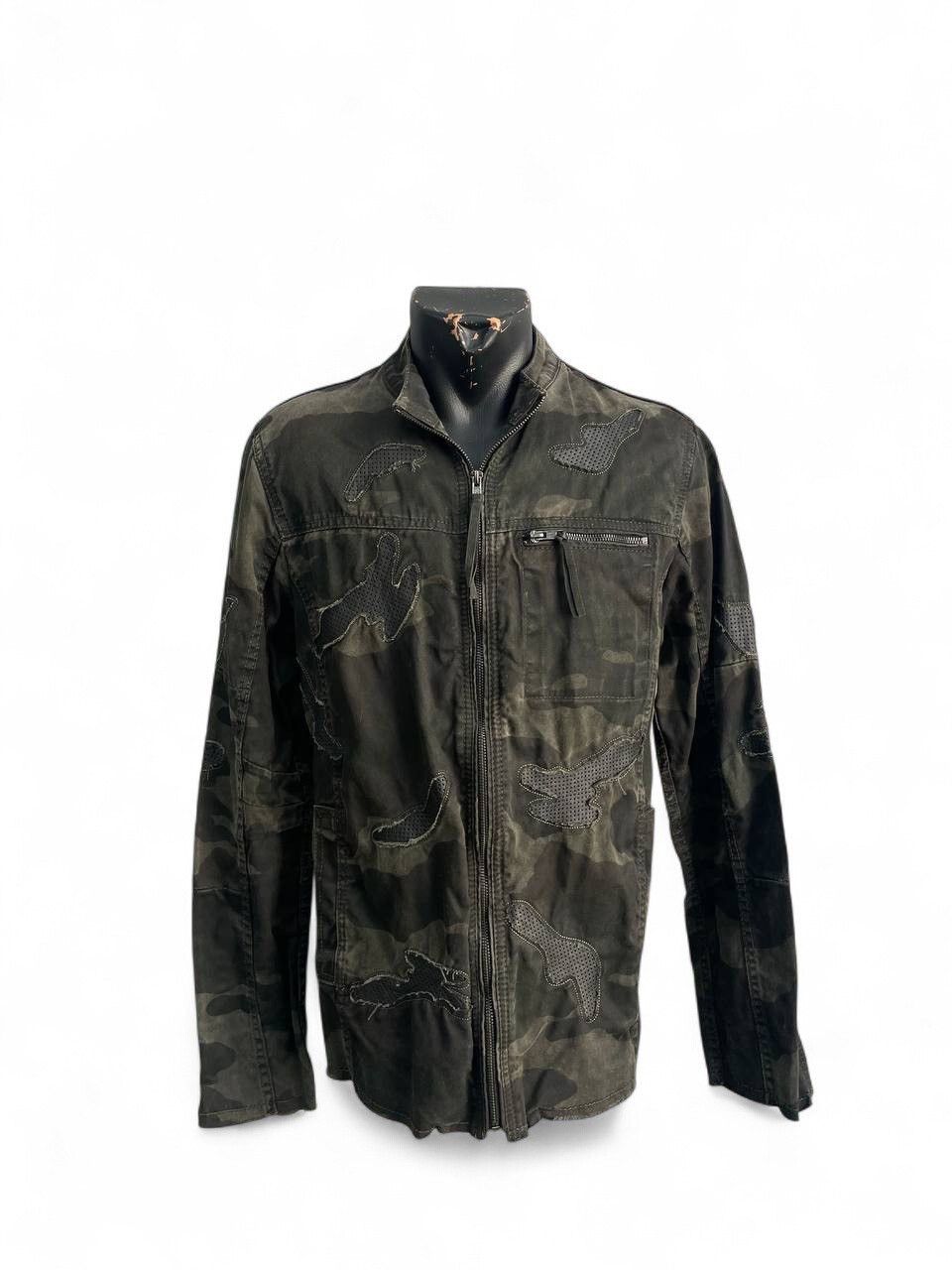 14th Addiction PPFM style camo military jacket distressed patchwork y2k Size US M / EU 48-50 / 2 - 1 Thumbnail