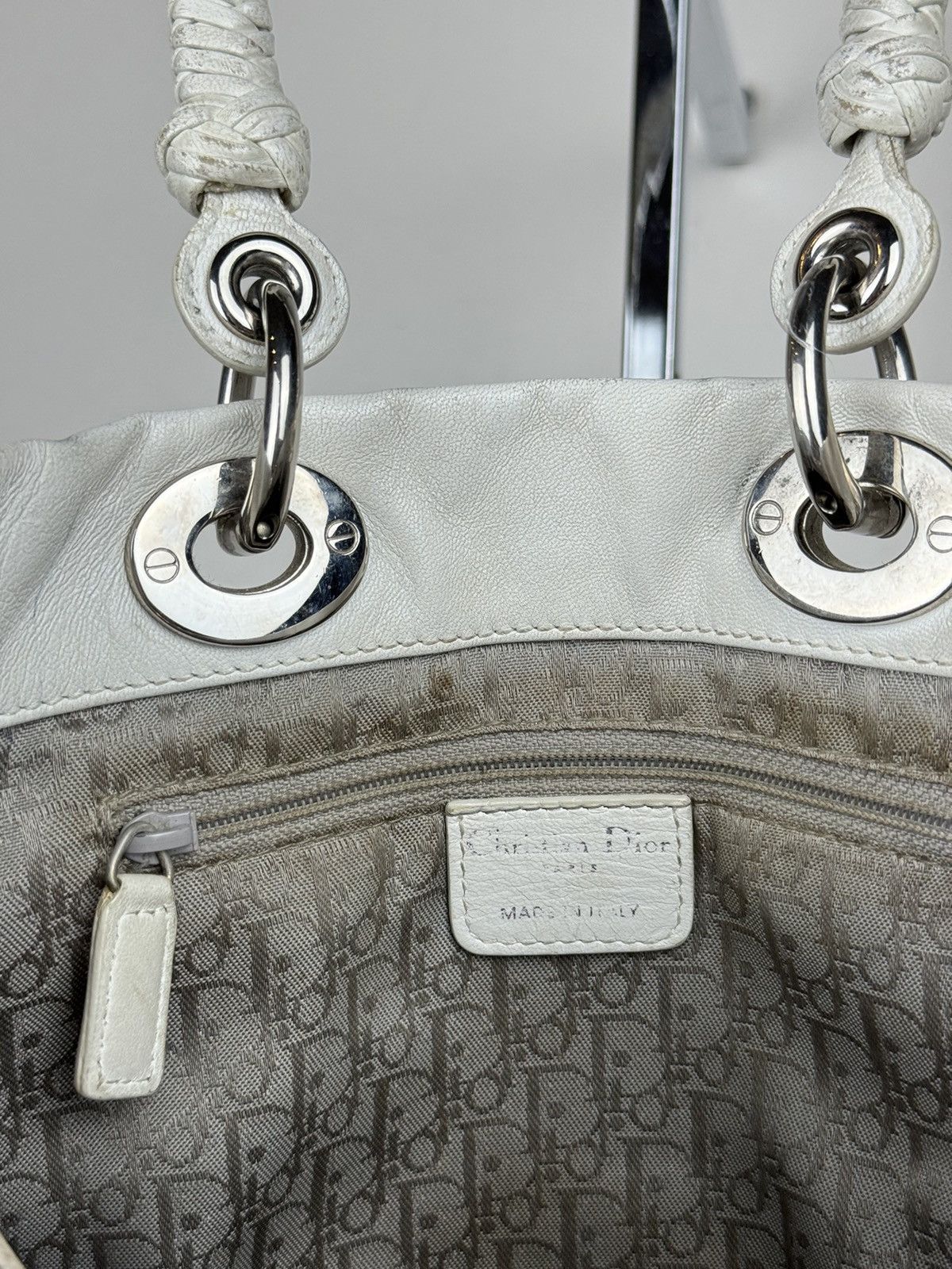 Dior Leather bag Christian Dior Cannage monogram original item Size ONE SIZE - 4 Thumbnail