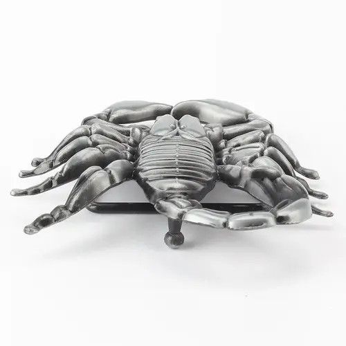 High Sport Belts Silver Scorpion belt buckle (no belt ) Size ONE SIZE - 4 Thumbnail