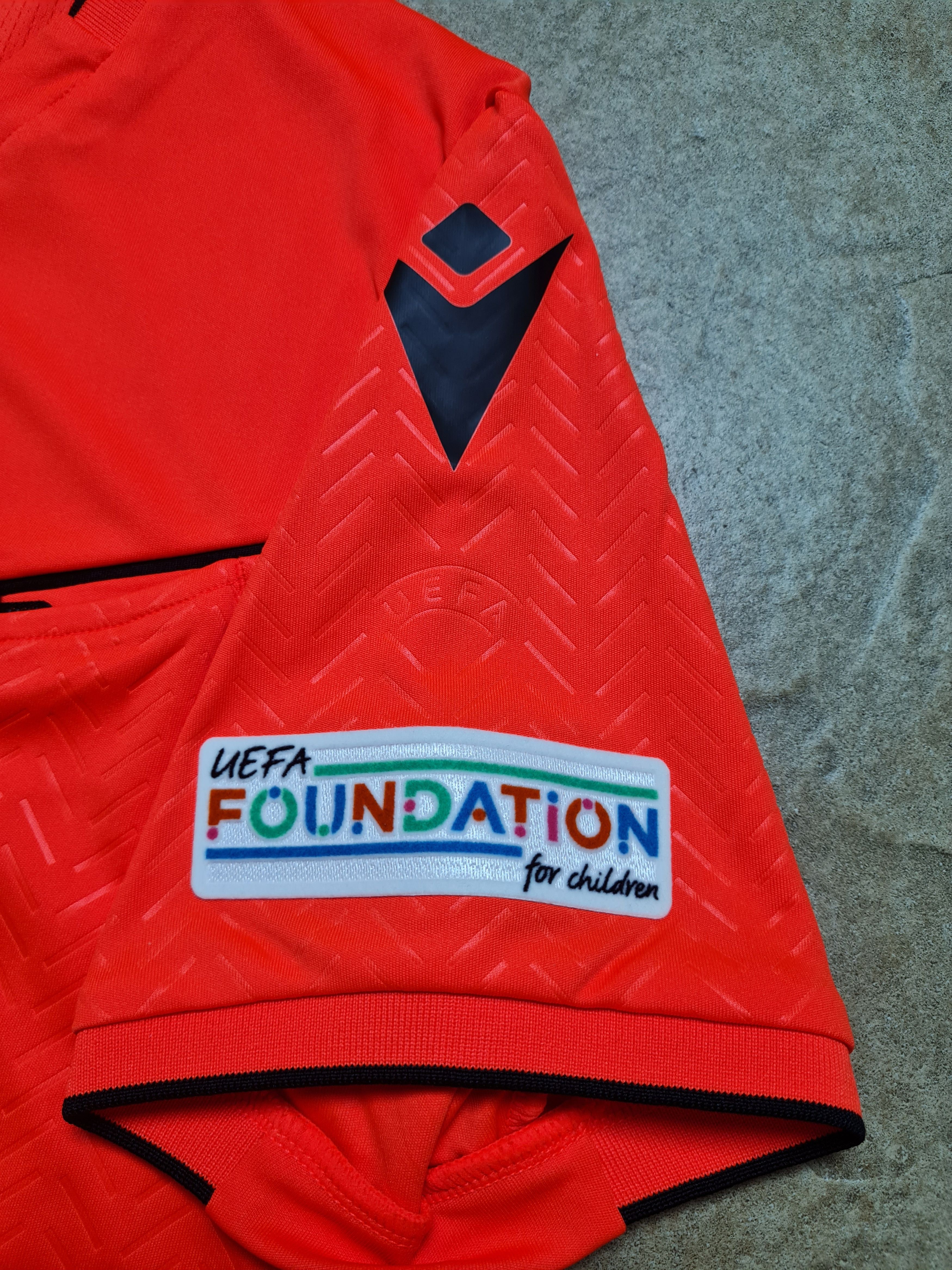 Macron Macron UEFA EURO 2024 Referee Shirt Neon Red Ponnet Eco Size US M / EU 48-50 / 2 - 13 Thumbnail