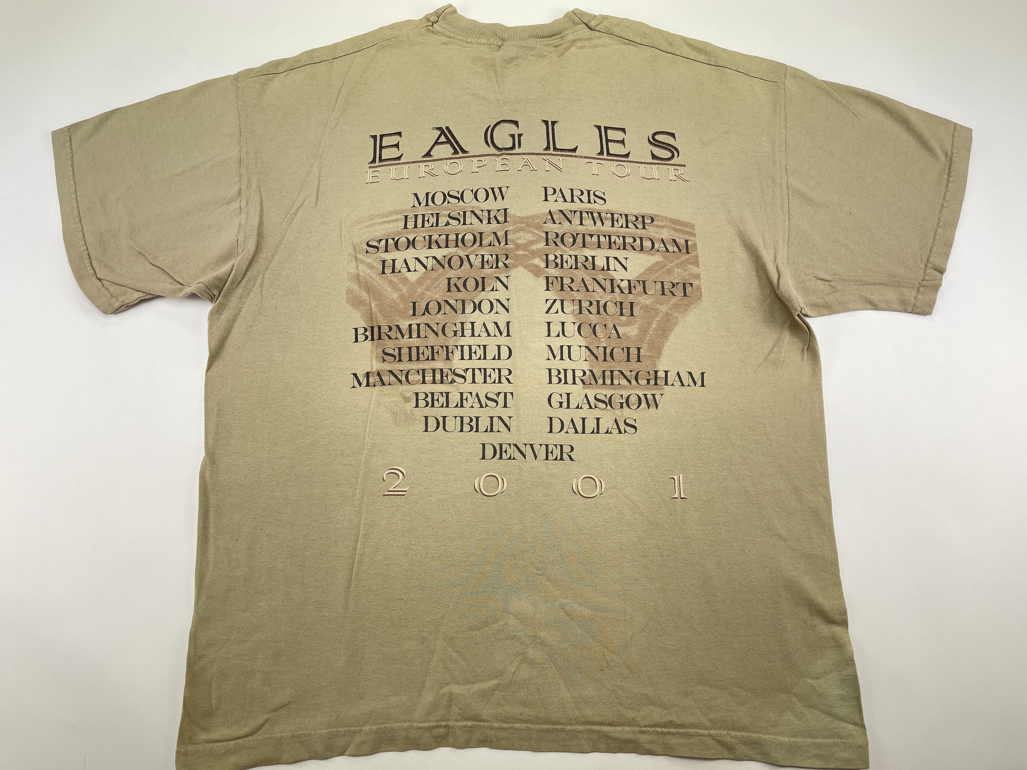 Band Tees Eagles band T-Shirt, vintage 2001 European Tour, 90s, 2000s Size US L / EU 52-54 / 3 - 2 Thumbnail