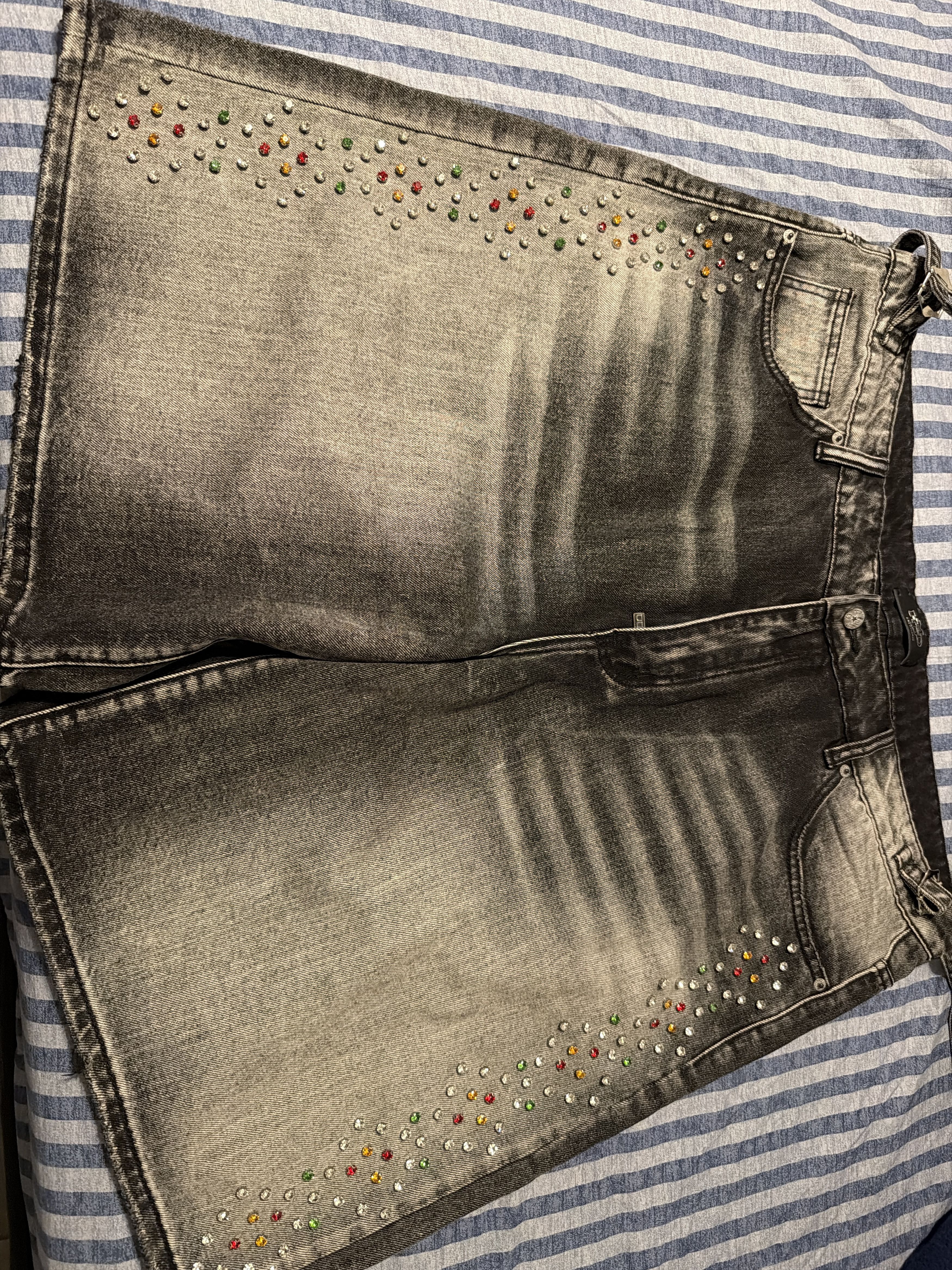 HMDD Hmdd H-star crystal jort Size US 40 / EU 56 - 4 Thumbnail