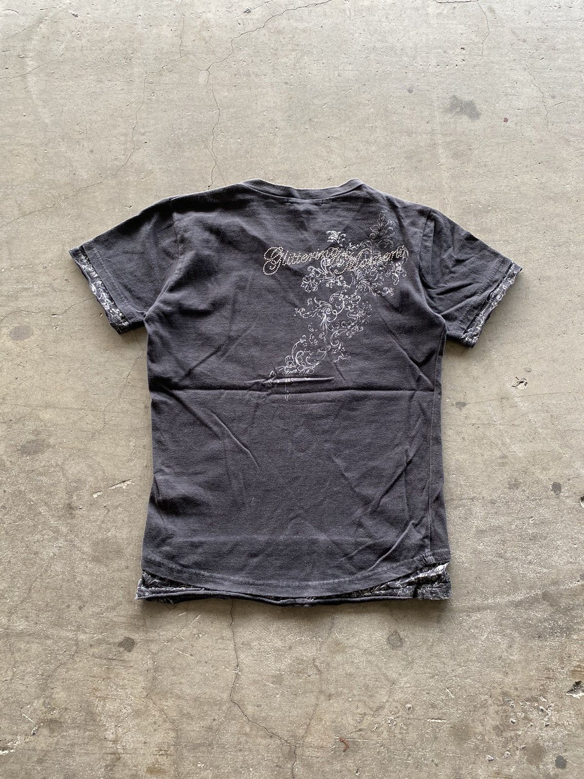 If Six Was Nine 2000s Ivanihoe - Studded Glitter Shirt Size US S / EU 44-46 / 1 - 3 Thumbnail