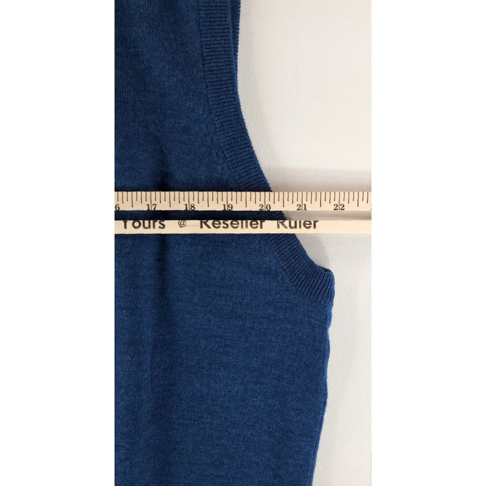 Peter Millar Peter Millar 100% Merino Wool 1/4 Zip Sweater Vest Blue Mens XL Size US XL / EU 56 / 4 - 5 Thumbnail