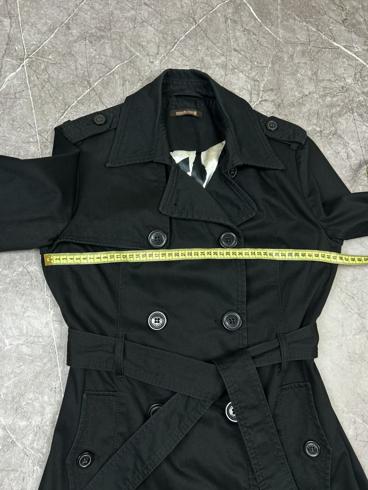 Roberto Cavalli Roberto Cavalli Vintage Trench Womens Size L Size L / US 10 / IT 46 - 16 Thumbnail
