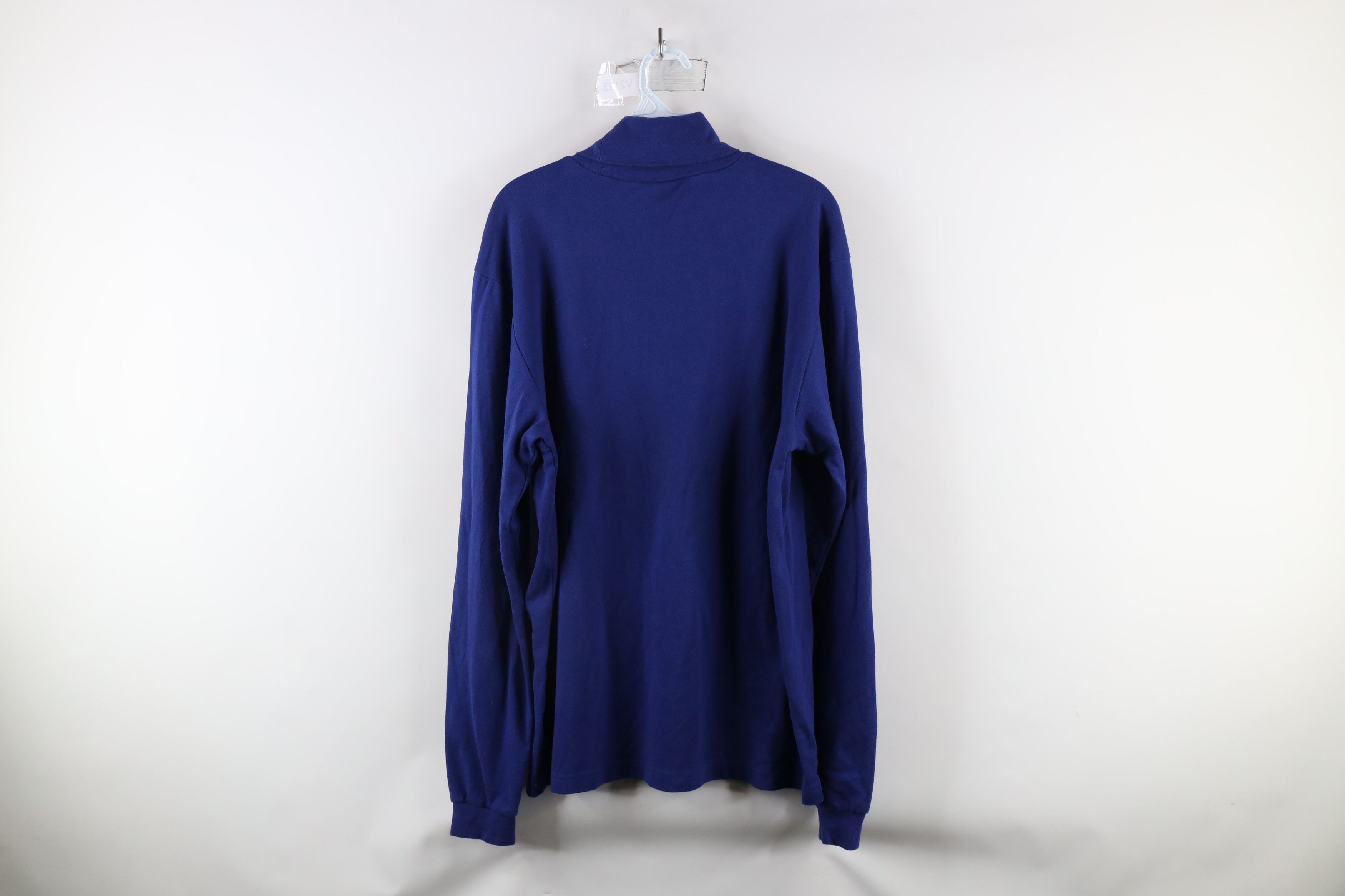 Eddie Bauer × Vintage Vintage 90s Eddie Bauer Long Sleeve Turtleneck T-Shirt Blue Size US XL / EU 56 / 4 - 8 Thumbnail