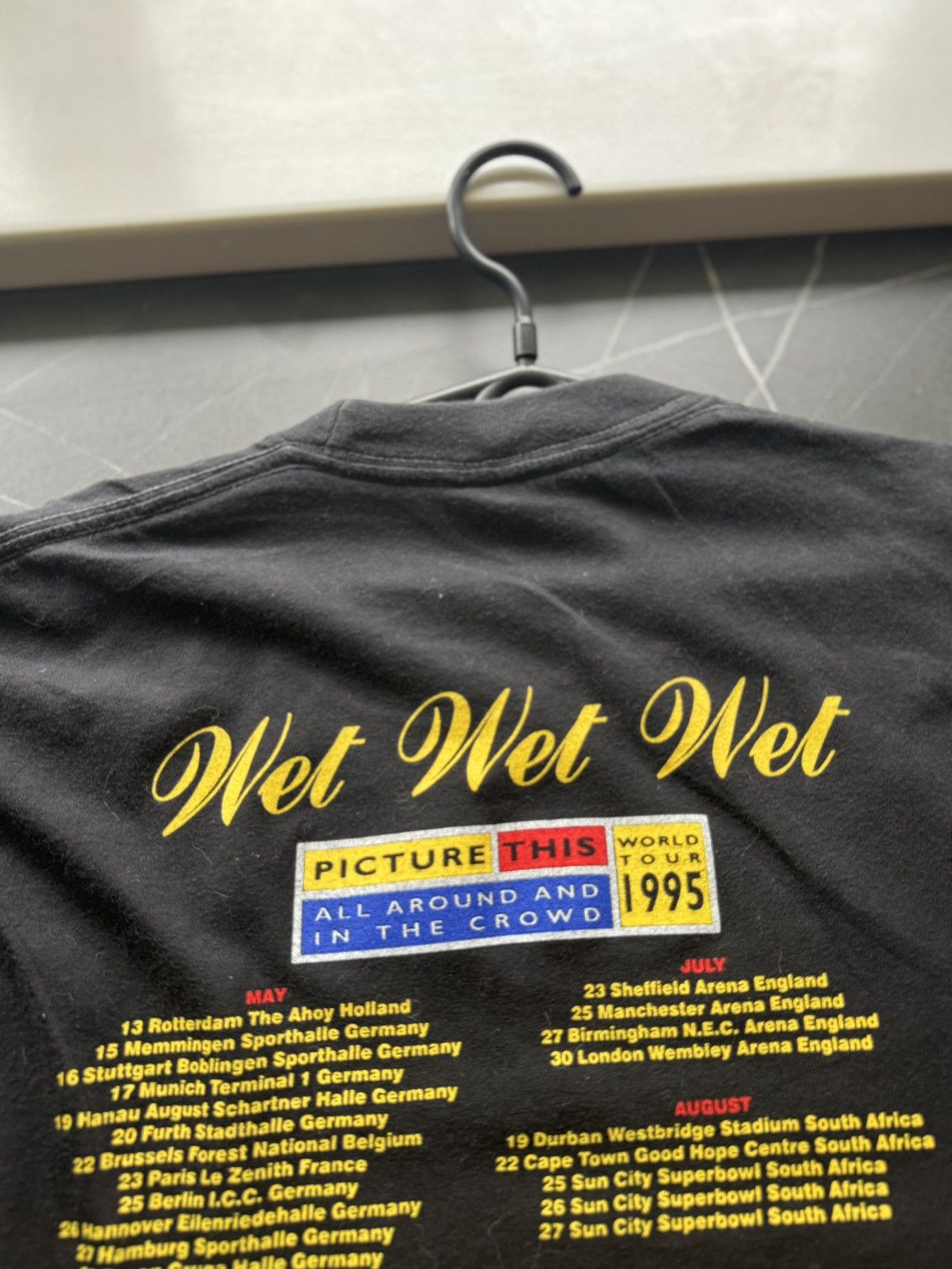 Band Tees Vintage 90s Wer Wet Wet Soft Rock Scotish Band Tee Size US L / EU 52-54 / 3 - 9 Thumbnail
