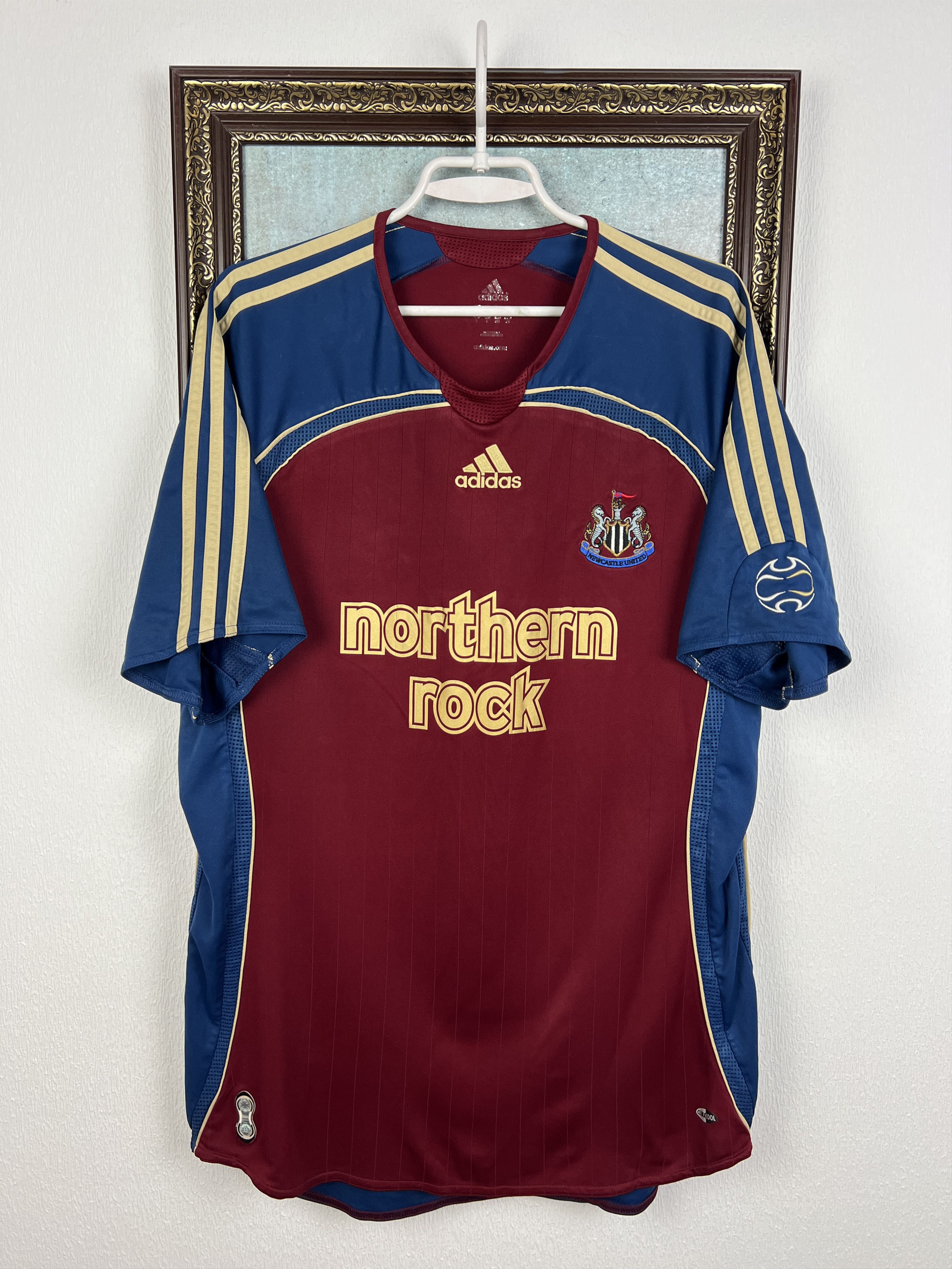 Adidas Newcastle Away football shirt 2006 Soccer Jersey Trikot Rare Size US L / EU 52-54 / 3 - 1 Thumbnail