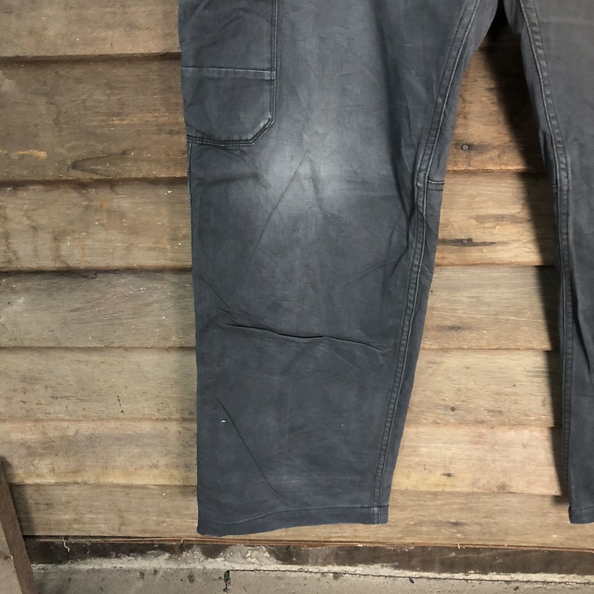 Japanese Brand DL Even River Dark Blue Cargo Multipocket Pants #S2780 Size US 35 - 8 Thumbnail
