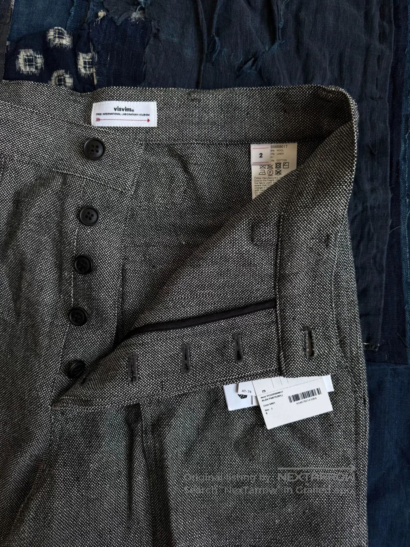Visvim visvim 22aw alda pants grey color. Size US 42 / EU 58 - 4 Thumbnail