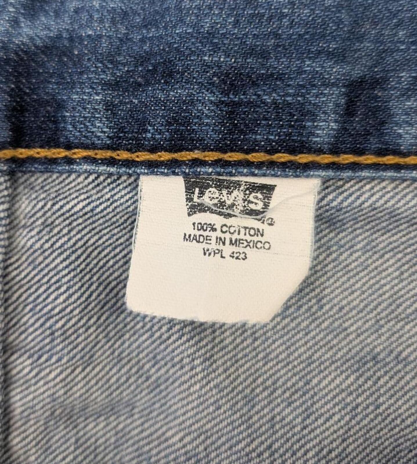 Levi's Vintage Late 90s 501 XX Standard Blue Denim Jeans Size US 34 / EU 50 - 4 Thumbnail