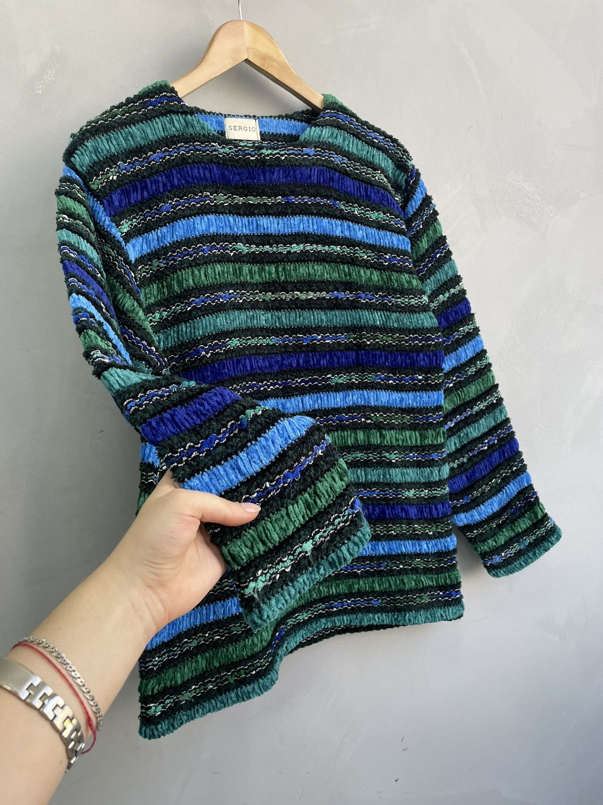 Coogi Rare coloured 3d sweater coogi style carlo colucci y2k Size US M / EU 48-50 / 2 - 4 Thumbnail
