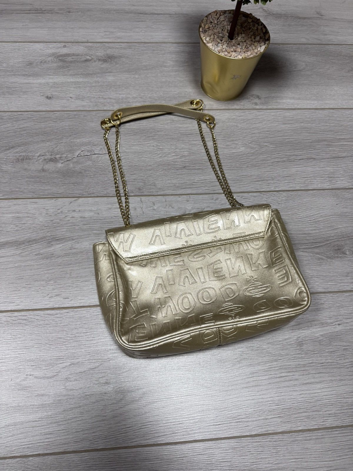 Vivienne Westwood Vivienne Westwood big gild orb monogram chain bag Size ONE SIZE - 11 Thumbnail