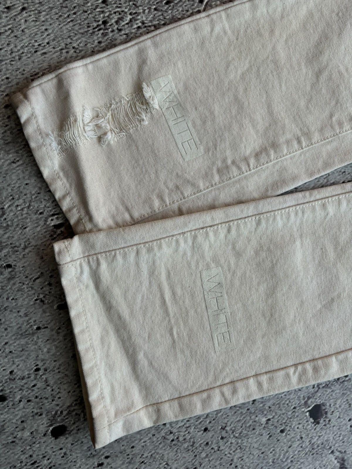 Off-White Off-White Distressed Jeans Size US 31 - 4 Thumbnail
