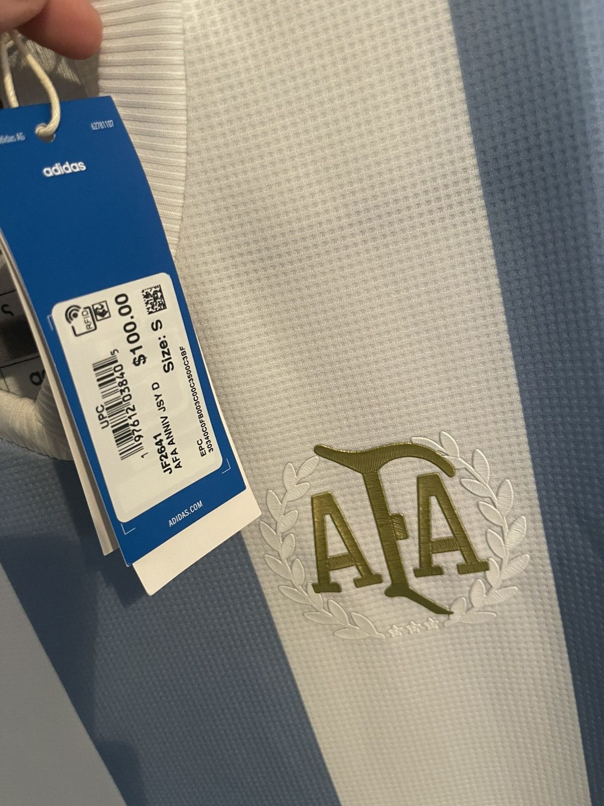 Adidas ADIDAS ARGENTINA 50TH ANNIVERSARY JERSEY - MEN'S Size US S / EU 44-46 / 1 - 2 Thumbnail