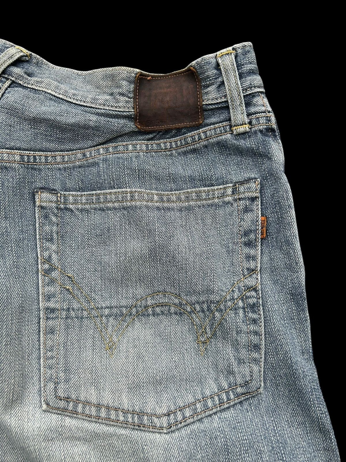 Japanese Brand × Kapital × Vintage Edwin Selvedge Distressed Japanese Denim Jeans Size US 34 / EU 50 - 7 Thumbnail