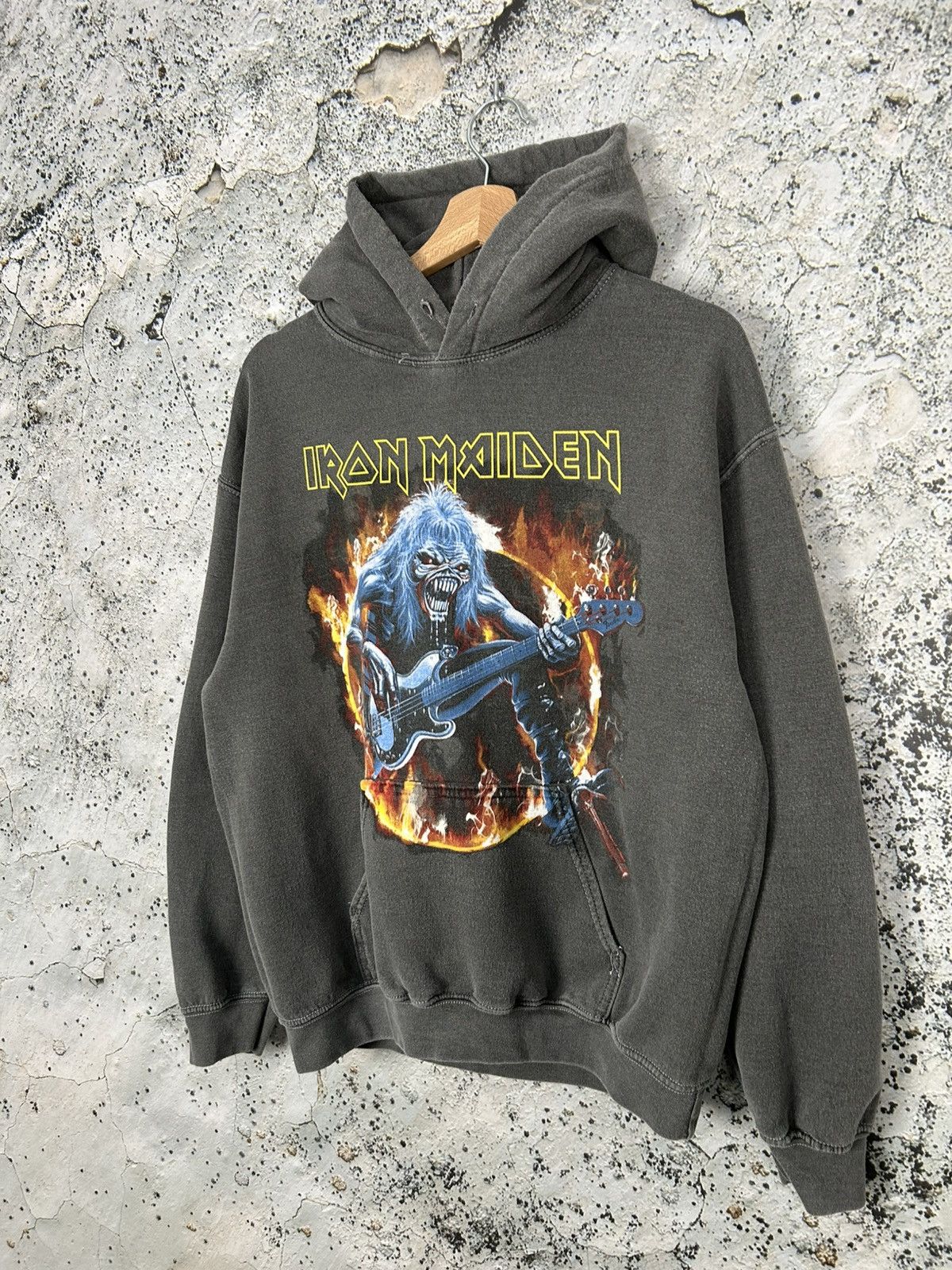 Vintage Iron Maiden Rock Band Metal Hoodie Hardcore Skate Boxy Size US XS / EU 42 / 0 - 2 Thumbnail