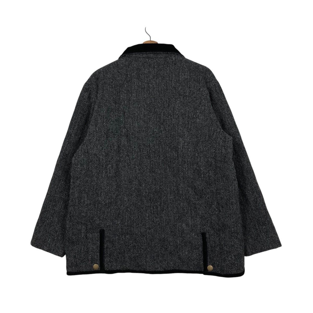 Harris Tweed 📌Vintage Chore Wool Jacket Quilted Peregrine Harris Tweed Size US L / EU 52-54 / 3 - 10 Thumbnail