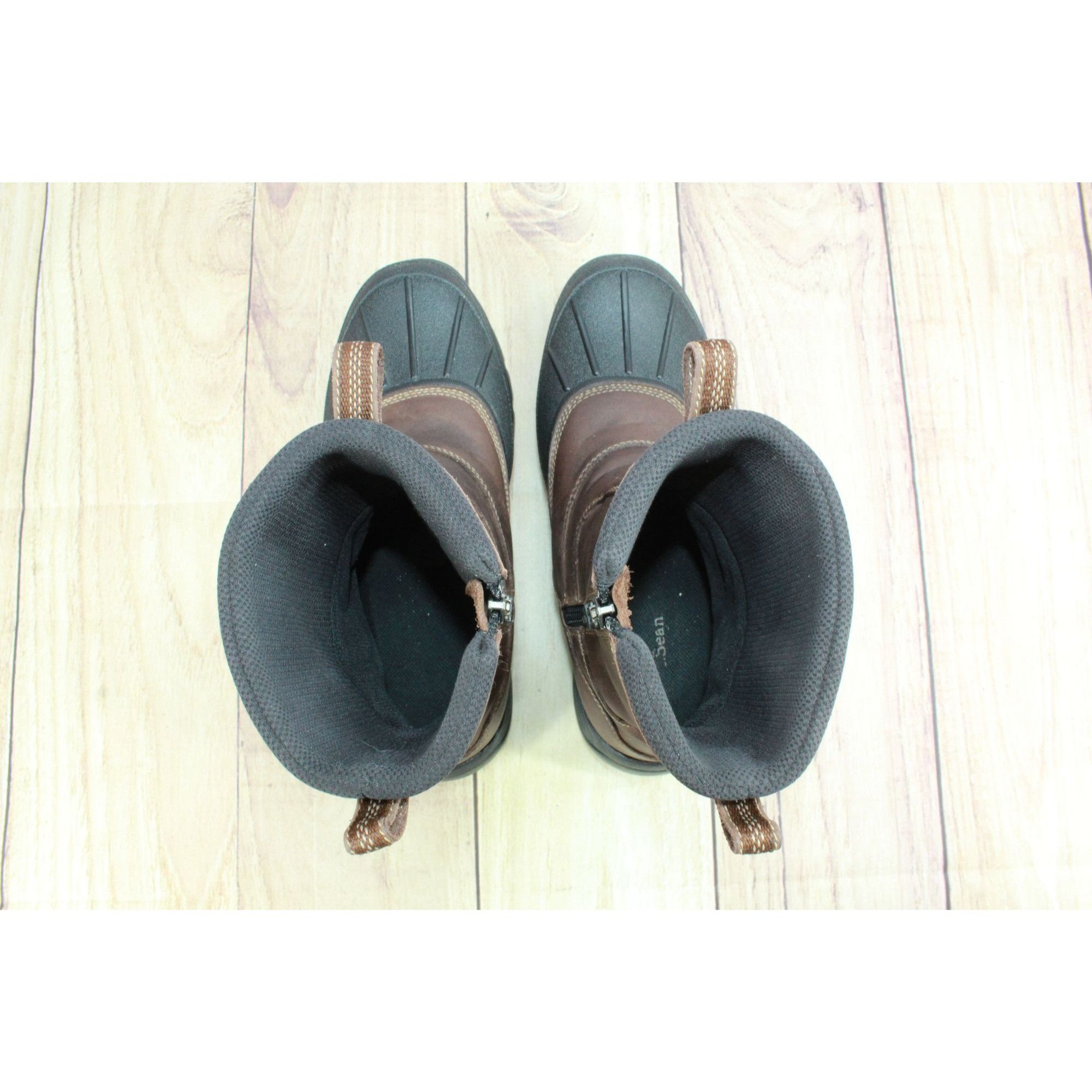 L.L. Bean × Leather LL Bean Storm Chaser Duck Boots Brown Leather Men's Size 7 M Size US 7 / EU 40 - 7 Thumbnail