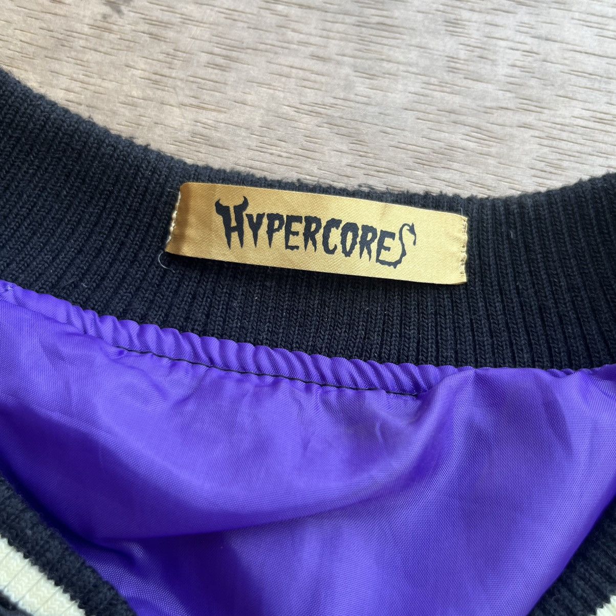 Japanese Brand HUPERCORES SUKAJAN BOMBER JACKET Size US S / EU 44-46 / 1 - 4 Thumbnail