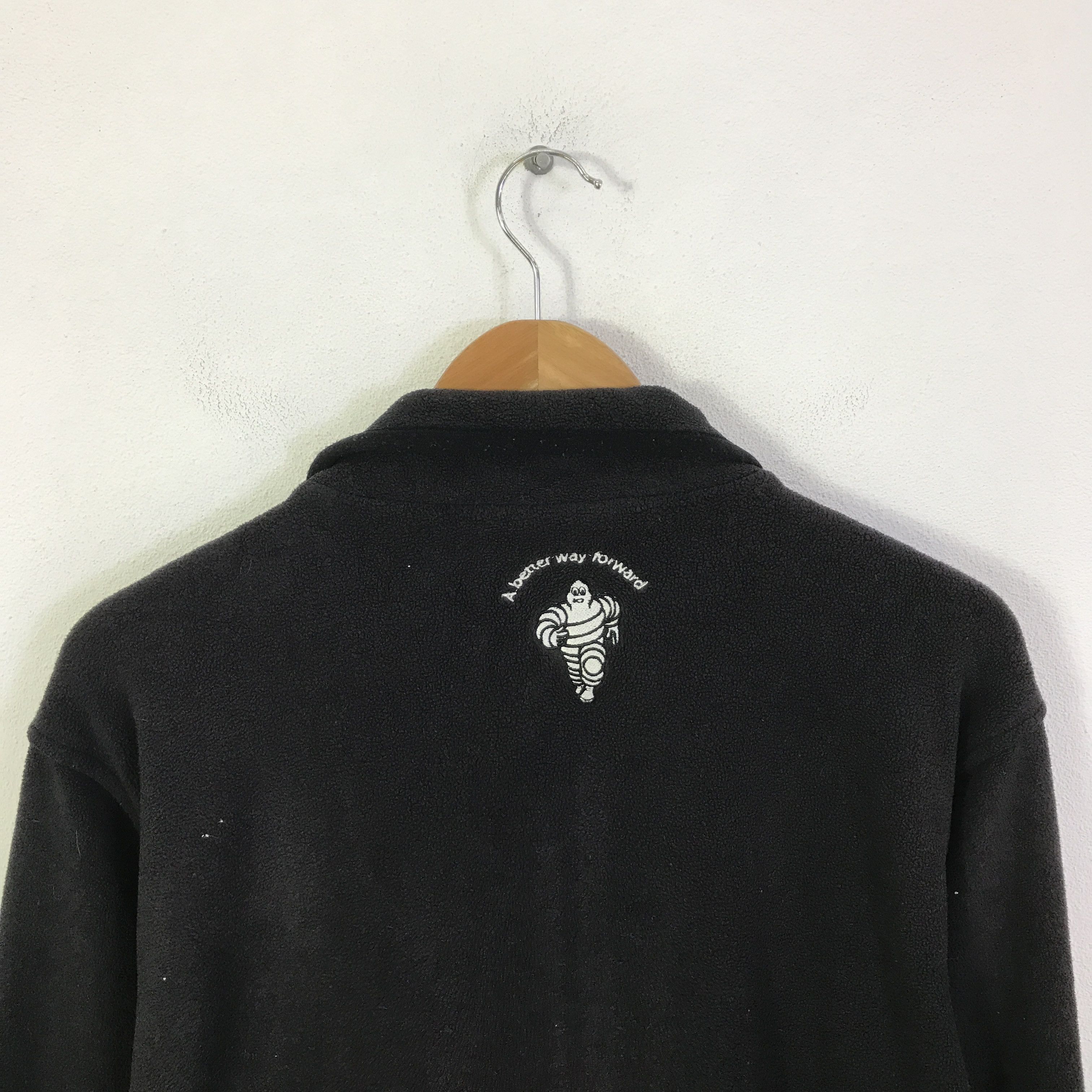 Japanese Brand Racing michelin fleece zipper jacket K105B21 Size US L / EU 52-54 / 3 - 4 Thumbnail