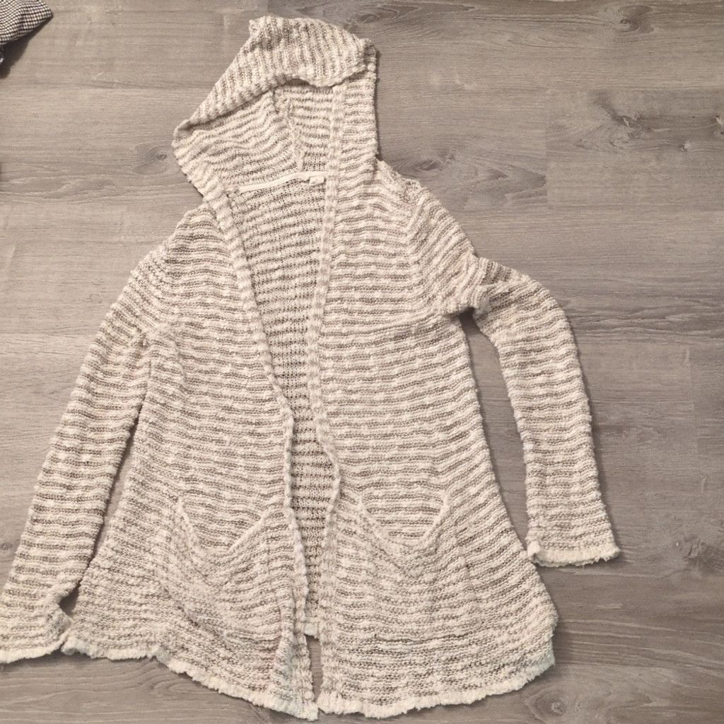 Anthropologie Moth by Anthropologie open Cardigan with hood size medium Size M / US 6-8 / IT 42-44 - 1 Thumbnail