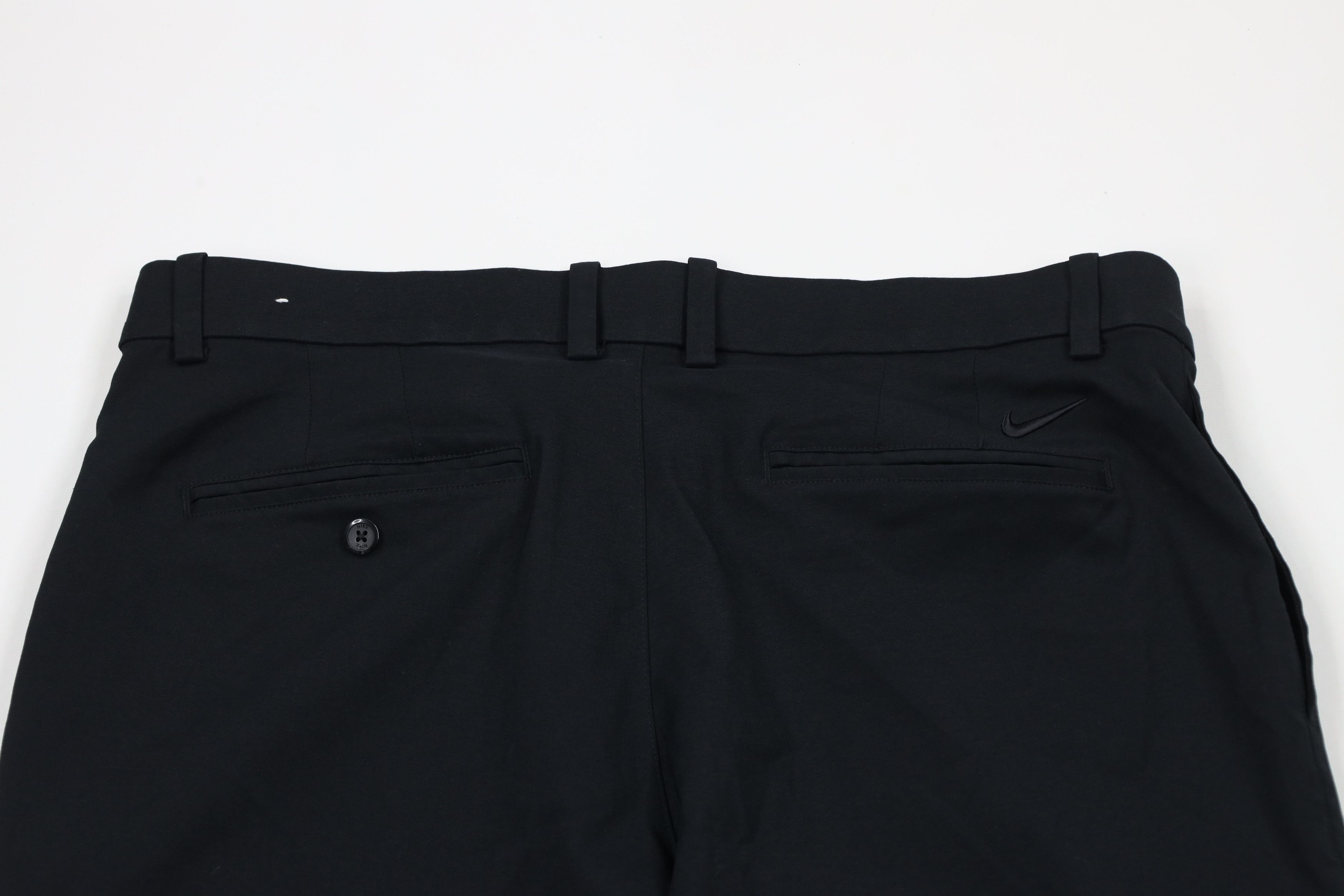 Nike × Vintage Nike Golf Knit Flat Front Stretch Golfing Chino Pants Black Size US 38 / EU 54 - 9 Thumbnail
