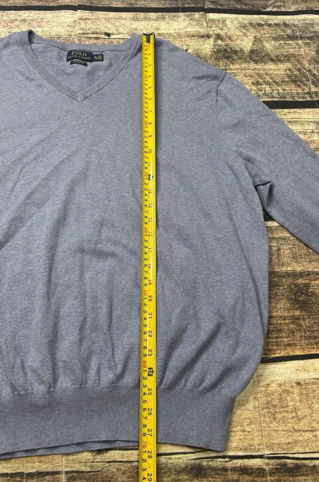 Polo Ralph Lauren Polo Ralph Lauren Sweater Mens XL Pima Cotton V-Neck Size US XL / EU 56 / 4 - 9 Thumbnail